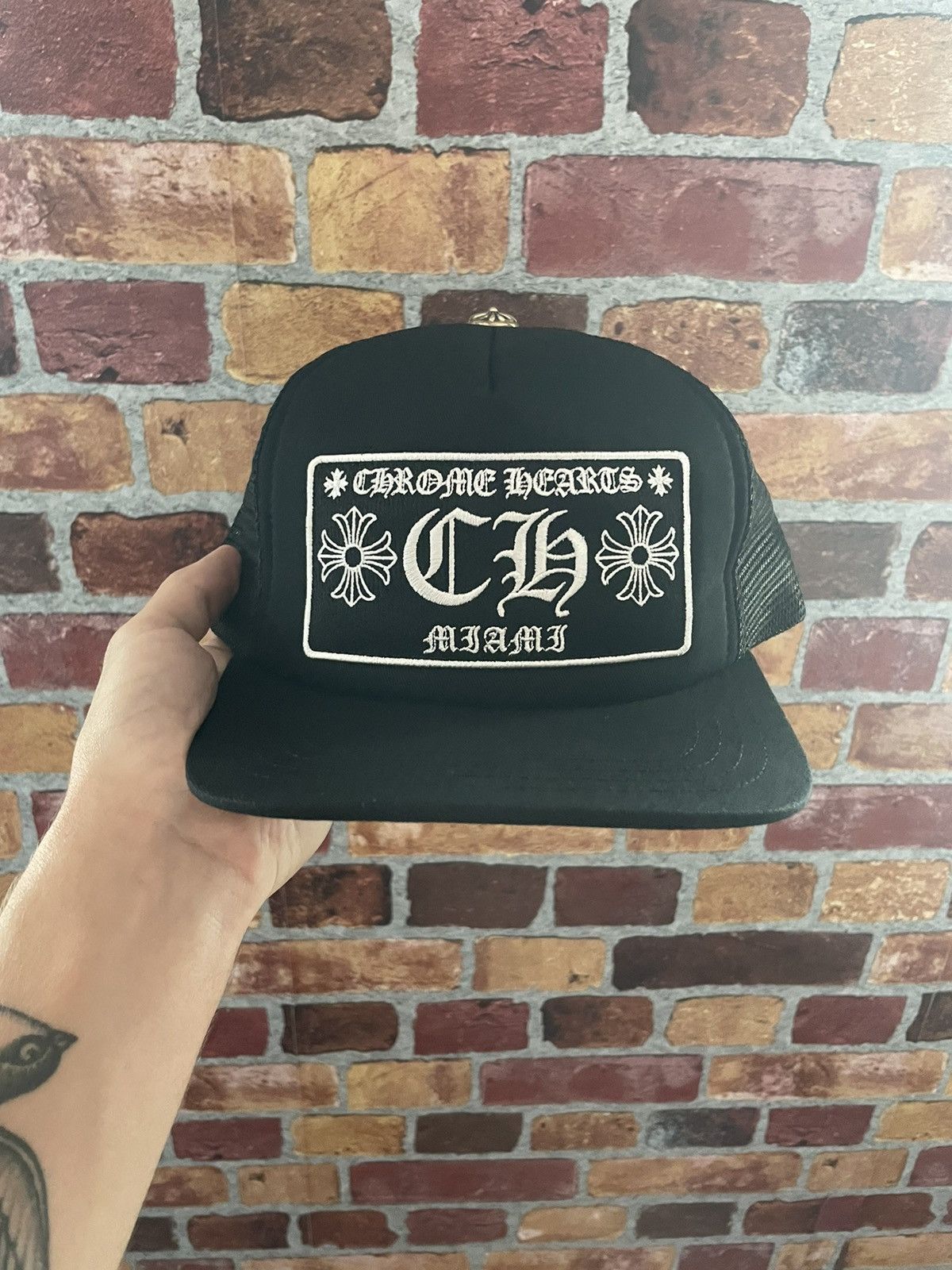 Chapeau Camionneur Chrome Hearts Miami - Noir, Taille Unique, Neuf Avec étiquettes