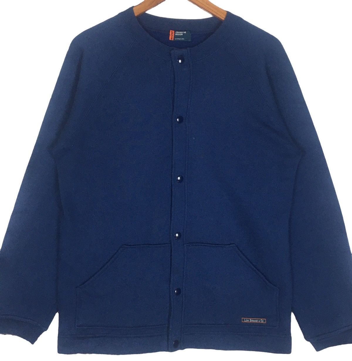 Levi's Vintage Clothing Vintage Levis Orange Tab SnapButton Sweat Shirt Jacket Size US M / EU 48-50 / 2 - 2 Thumbnail