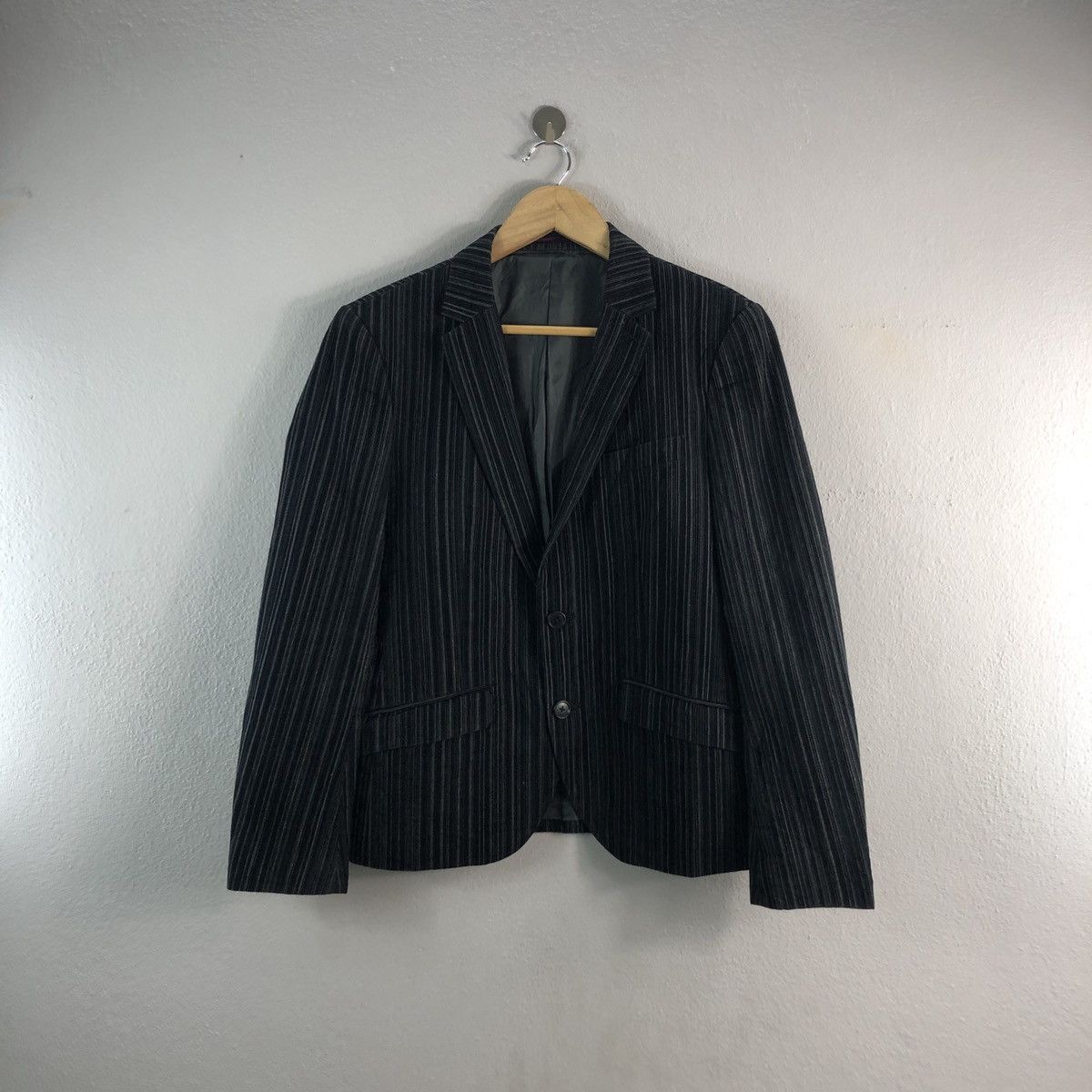 Custom Culture Japan Striped Gothic Coats Jacket