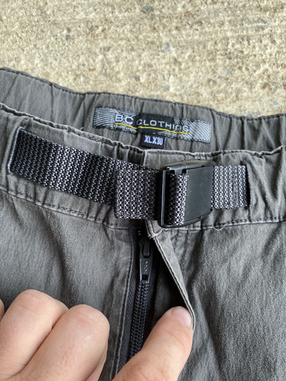 Japanese Brand × Vintage Vintage Y2K B.C. Zip Off Cargo Gorp Belted Hiking Pant Size US 36 / EU 52 - 7 Thumbnail