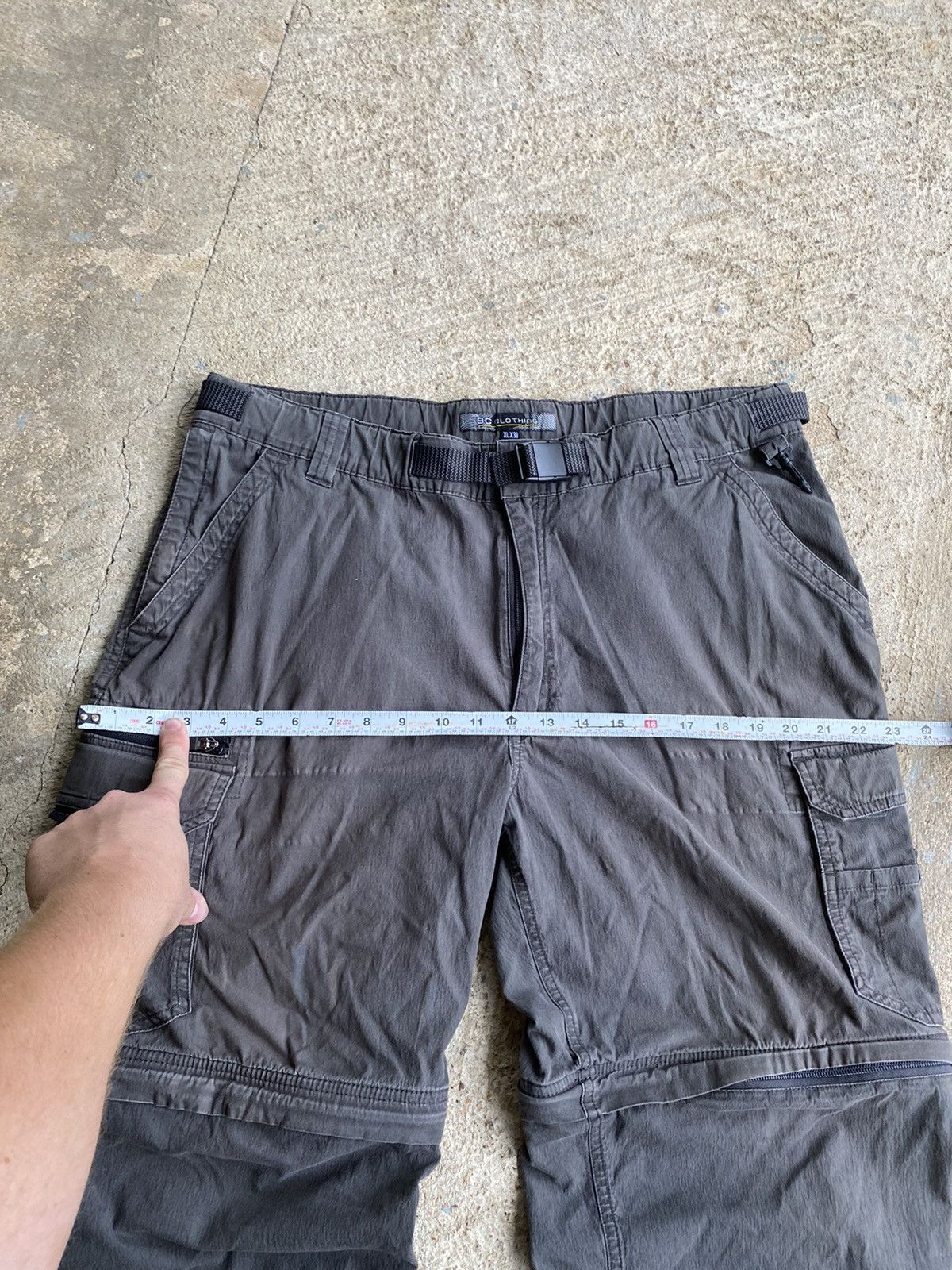 Japanese Brand × Vintage Vintage Y2K B.C. Zip Off Cargo Gorp Belted Hiking Pant Size US 36 / EU 52 - 10 Thumbnail