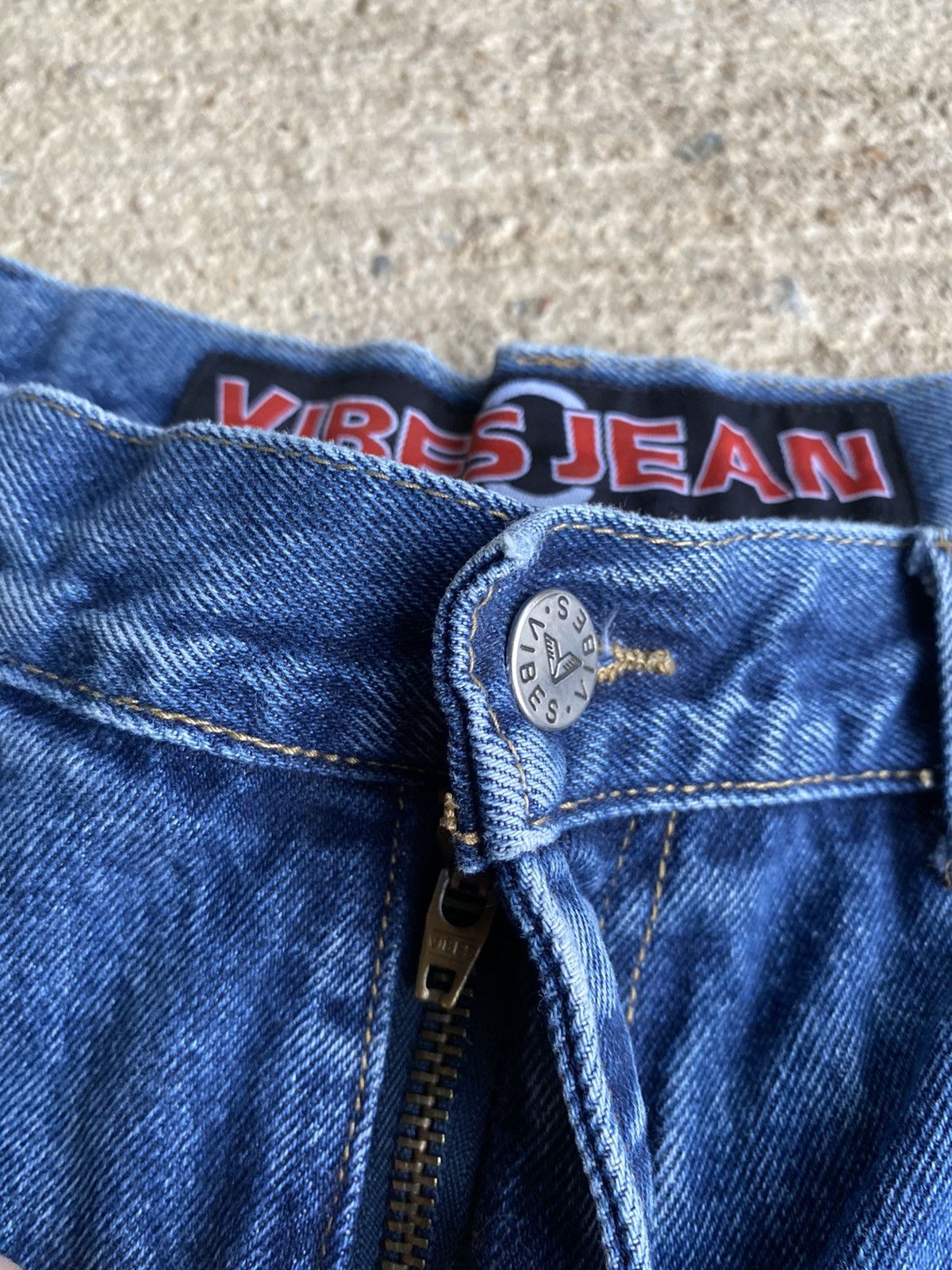 JNCO × Vintage Vintage Y2K Vibes Baggy Distressed Blue Wide Jeans Size US 36 / EU 52 - 10 Thumbnail
