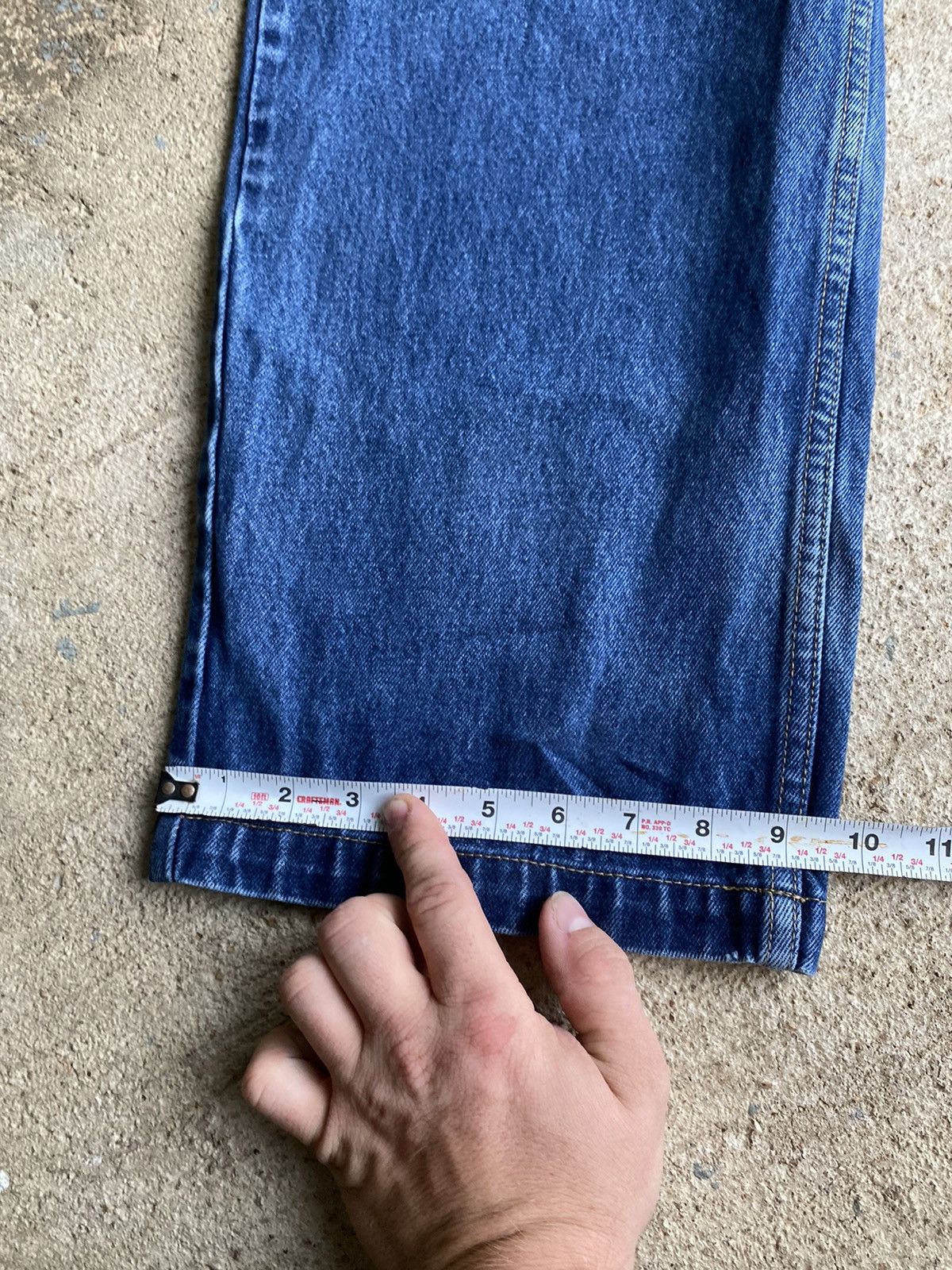 JNCO × Vintage Vintage Y2K Vibes Baggy Distressed Blue Wide Jeans Size US 36 / EU 52 - 16 Thumbnail