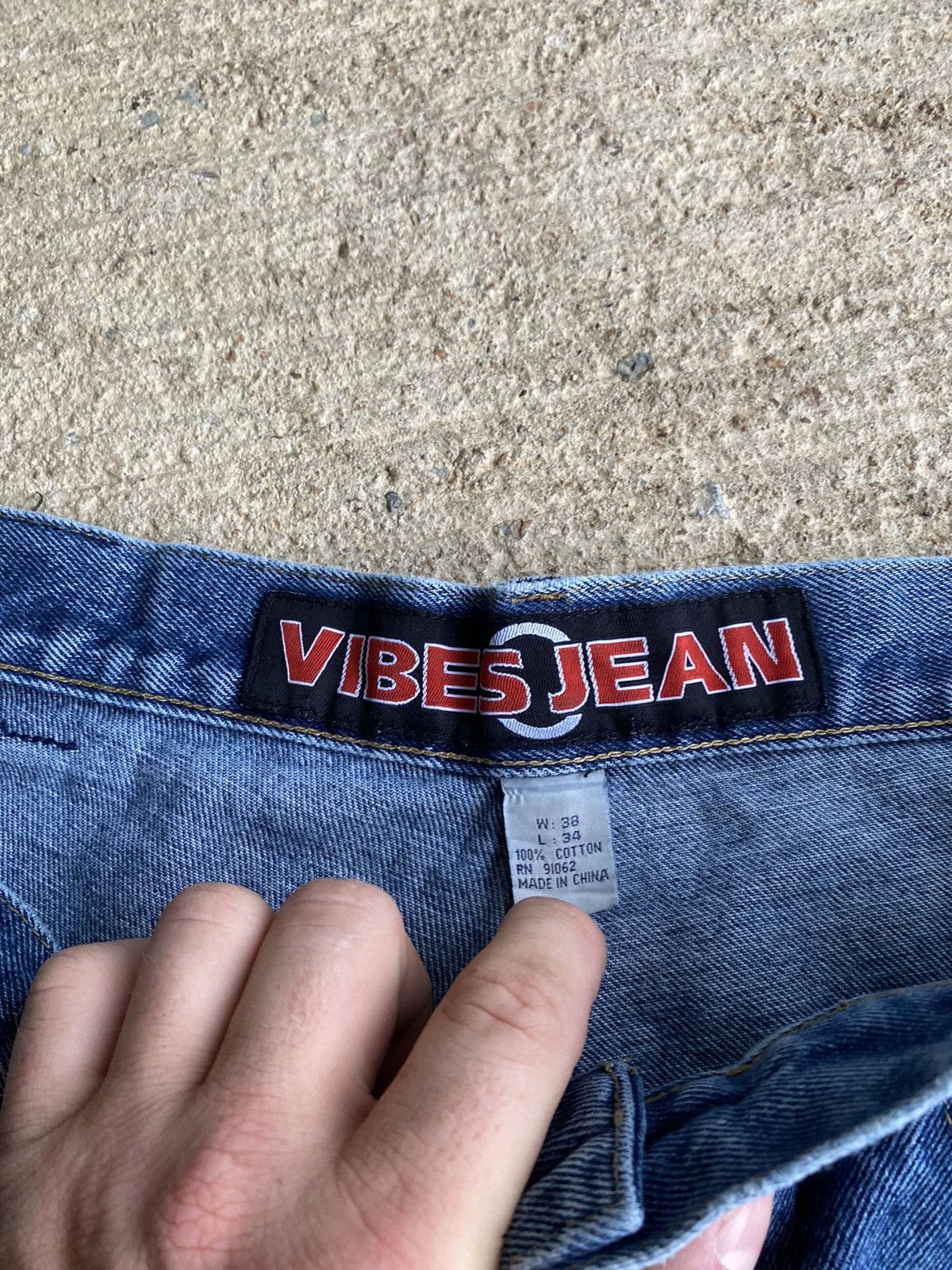 JNCO × Vintage Vintage Y2K Vibes Baggy Distressed Blue Wide Jeans Size US 36 / EU 52 - 9 Thumbnail
