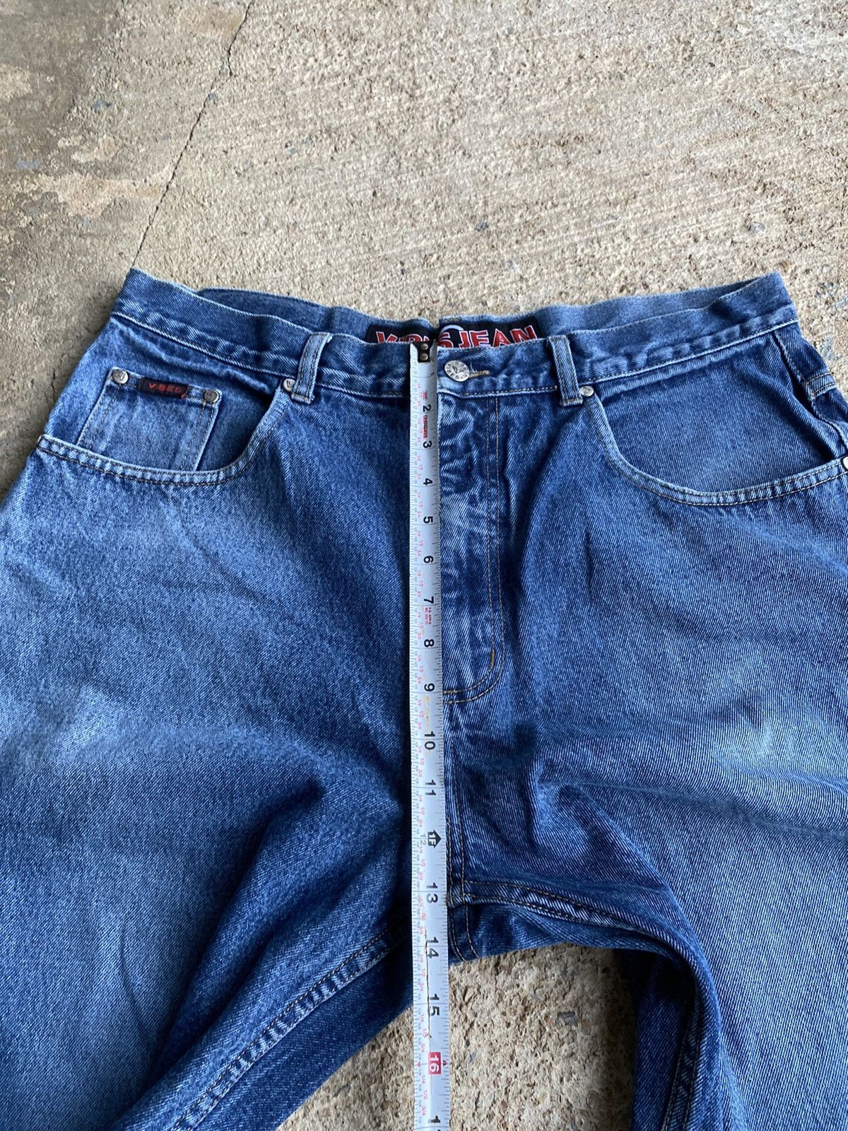 JNCO × Vintage Vintage Y2K Vibes Baggy Distressed Blue Wide Jeans Size US 36 / EU 52 - 15 Thumbnail