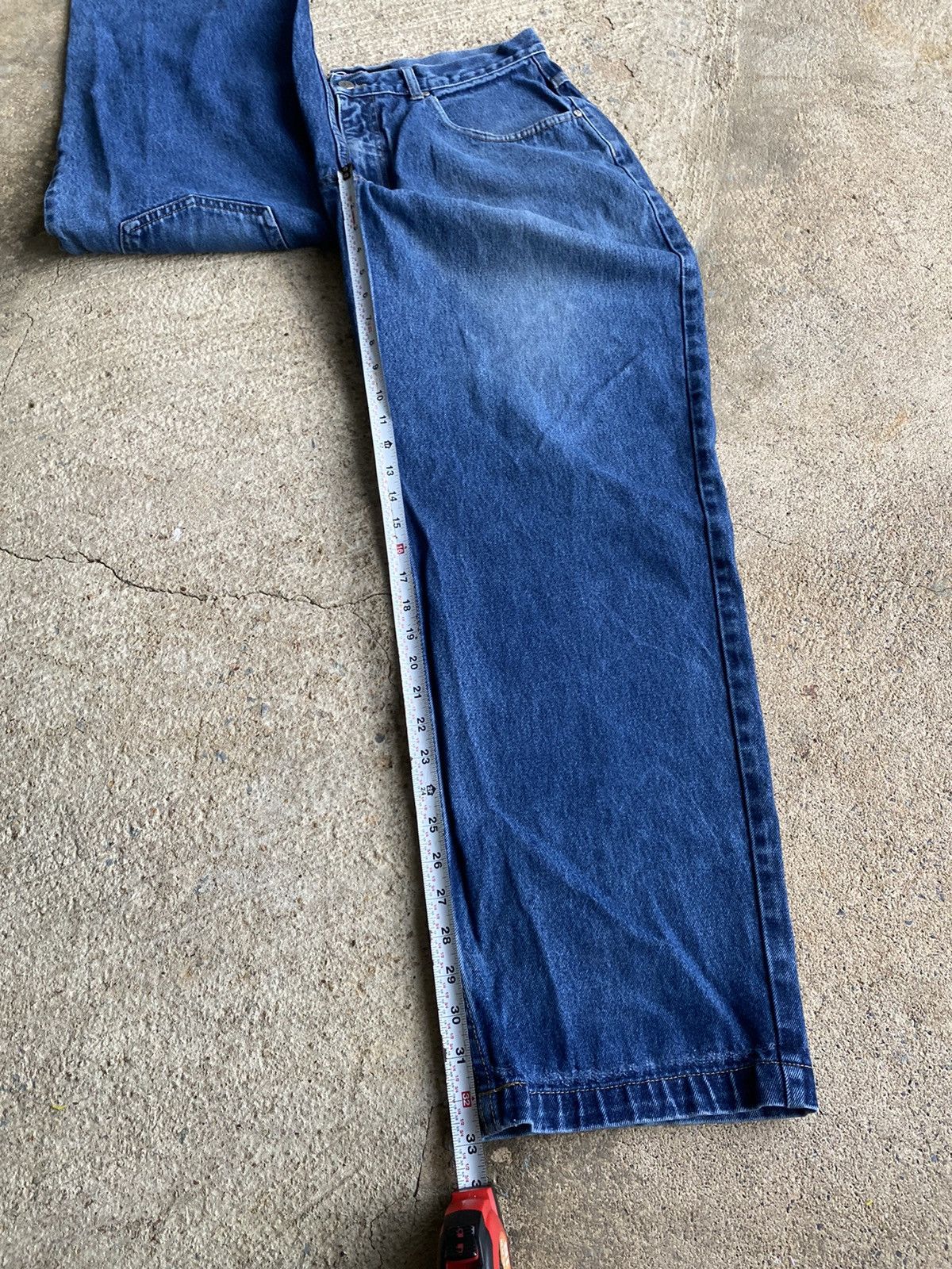 JNCO × Vintage Vintage Y2K Vibes Baggy Distressed Blue Wide Jeans Size US 36 / EU 52 - 17 Thumbnail