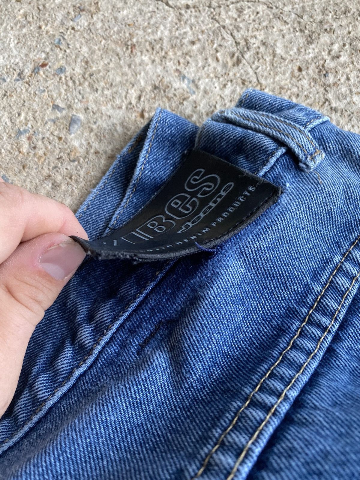 JNCO × Vintage Vintage Y2K Vibes Baggy Distressed Blue Wide Jeans Size US 36 / EU 52 - 12 Thumbnail