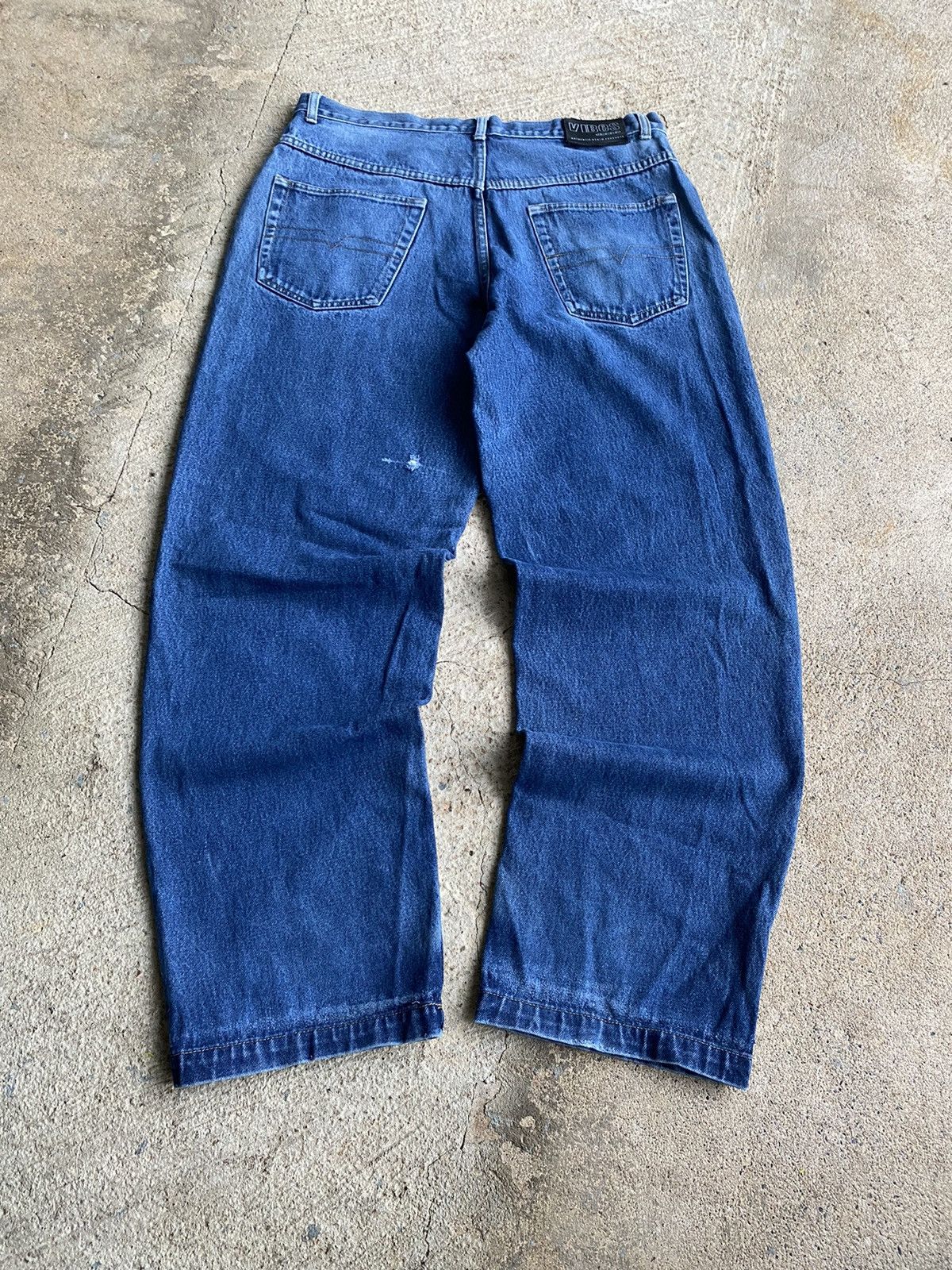JNCO × Vintage Vintage Y2K Vibes Baggy Distressed Blue Wide Jeans Size US 36 / EU 52 - 1 Thumbnail