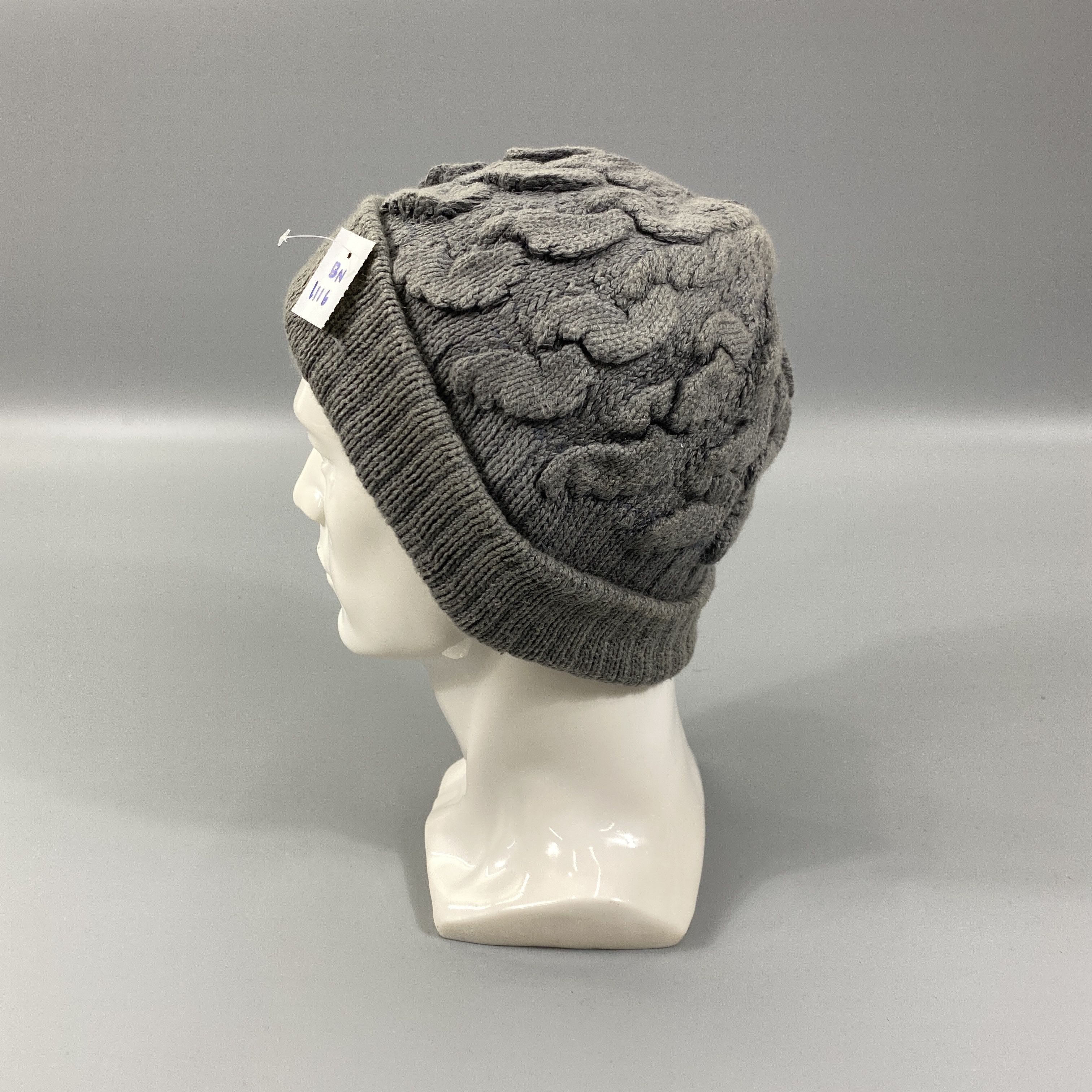 Vintage Crochet Cable Beanie Hat -BN1116 | Grailed