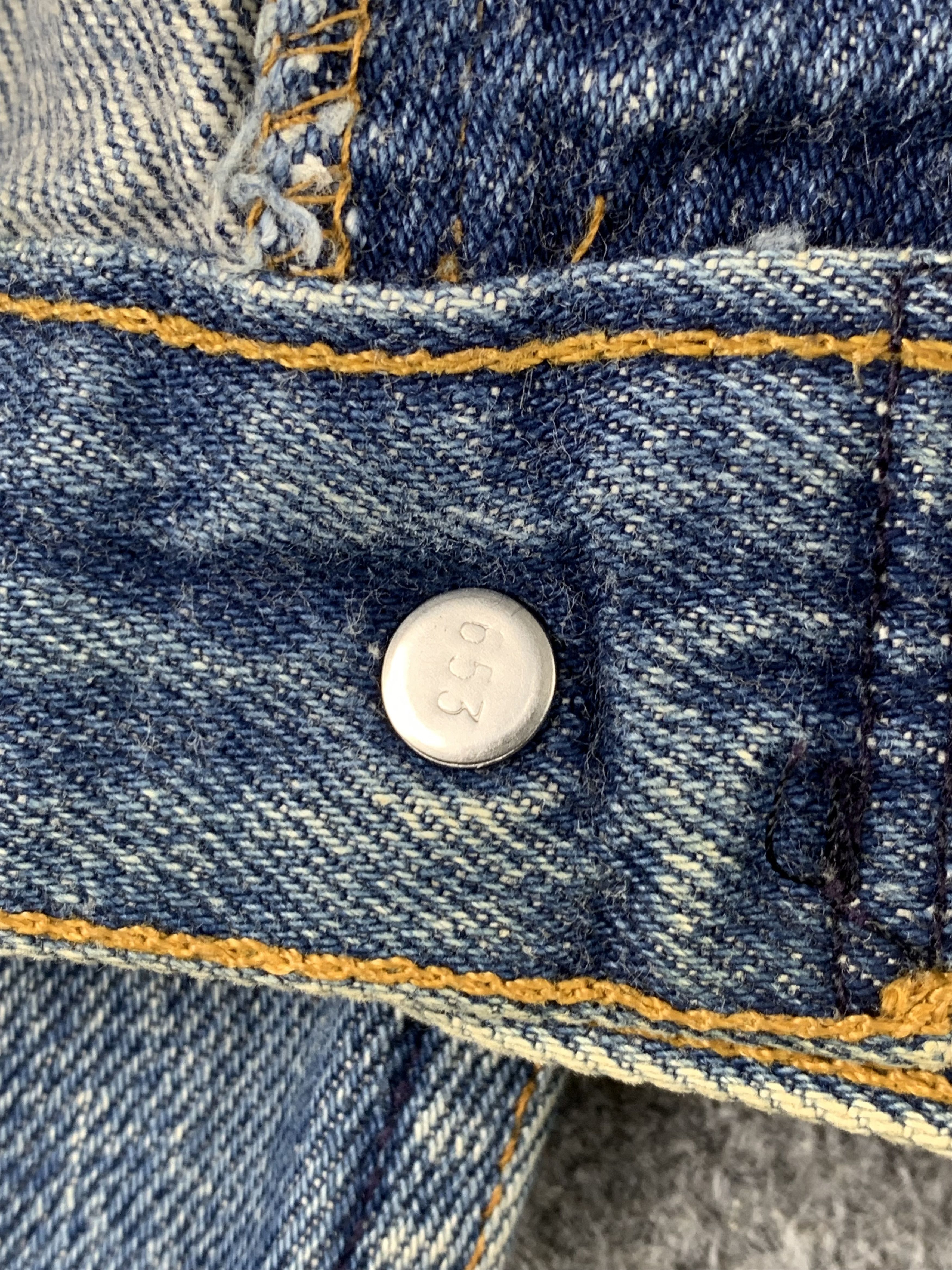 Levi's Steal!! Vintage Levis 501 DISTRESSED Jeans DP1935 Size US 36 / EU 52 - 16 Thumbnail