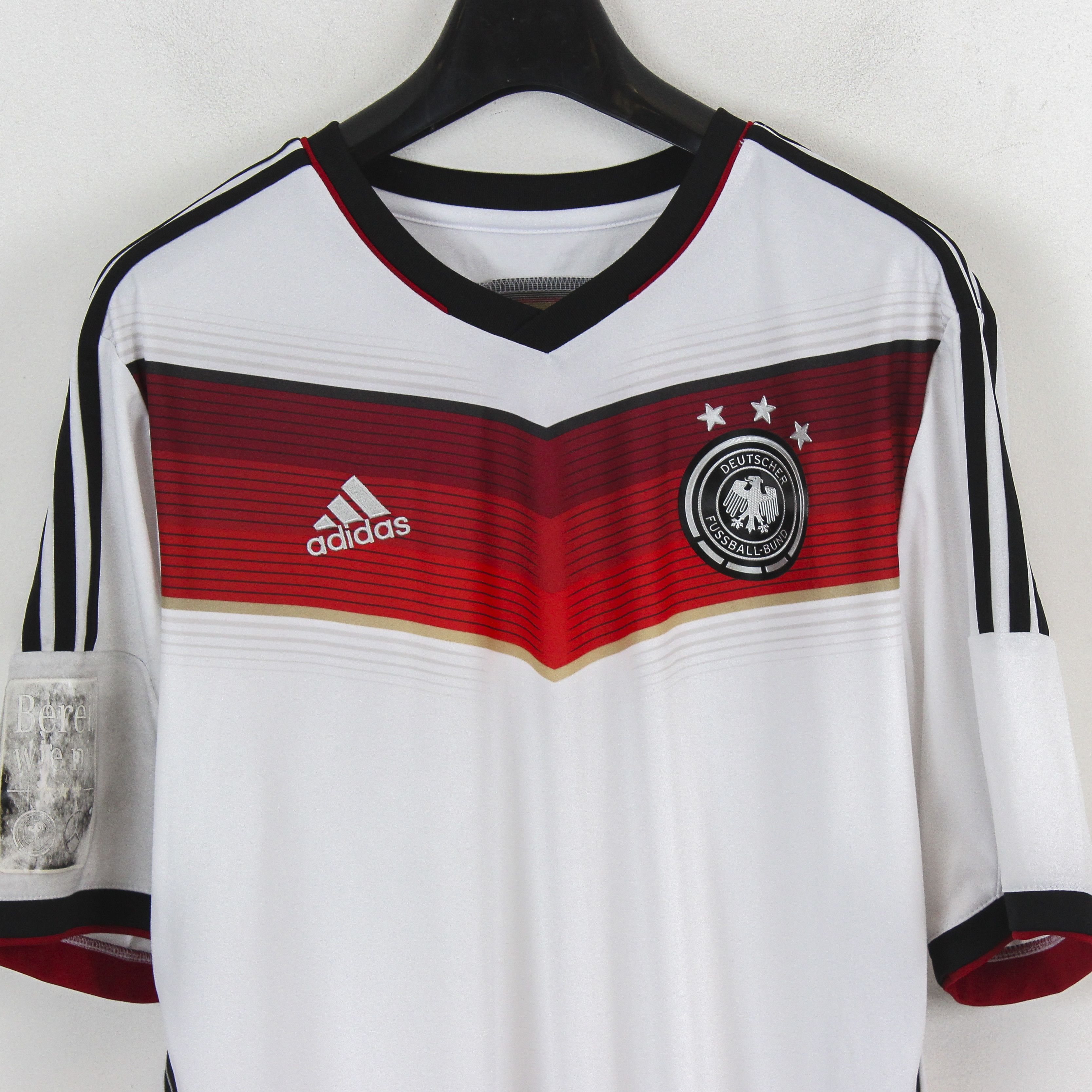Adidas Germany Mens XL Football Home Jersey World Cup 2014 2015 Top Size US XL / EU 56 / 4 - 2 Thumbnail