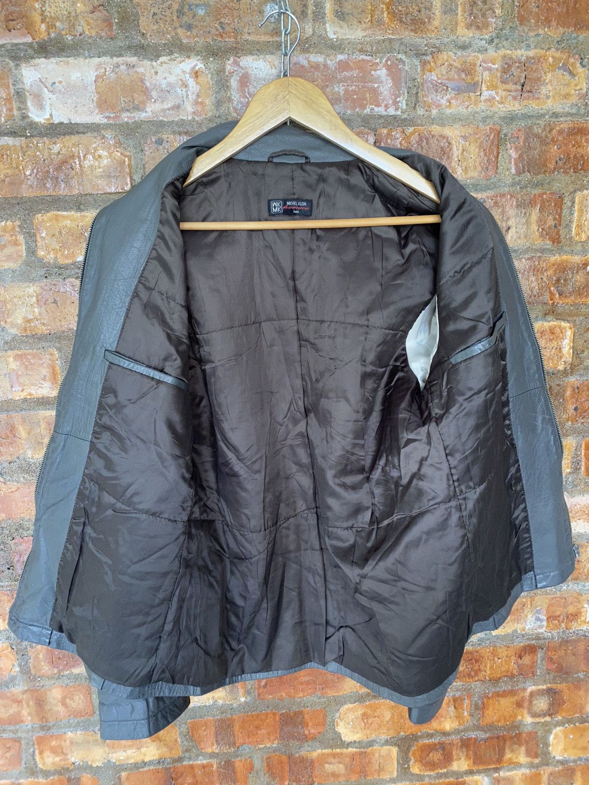 Tornado Mart MK Vertical pocket leather jacket Size US M / EU 48-50 / 2 - 9 Thumbnail