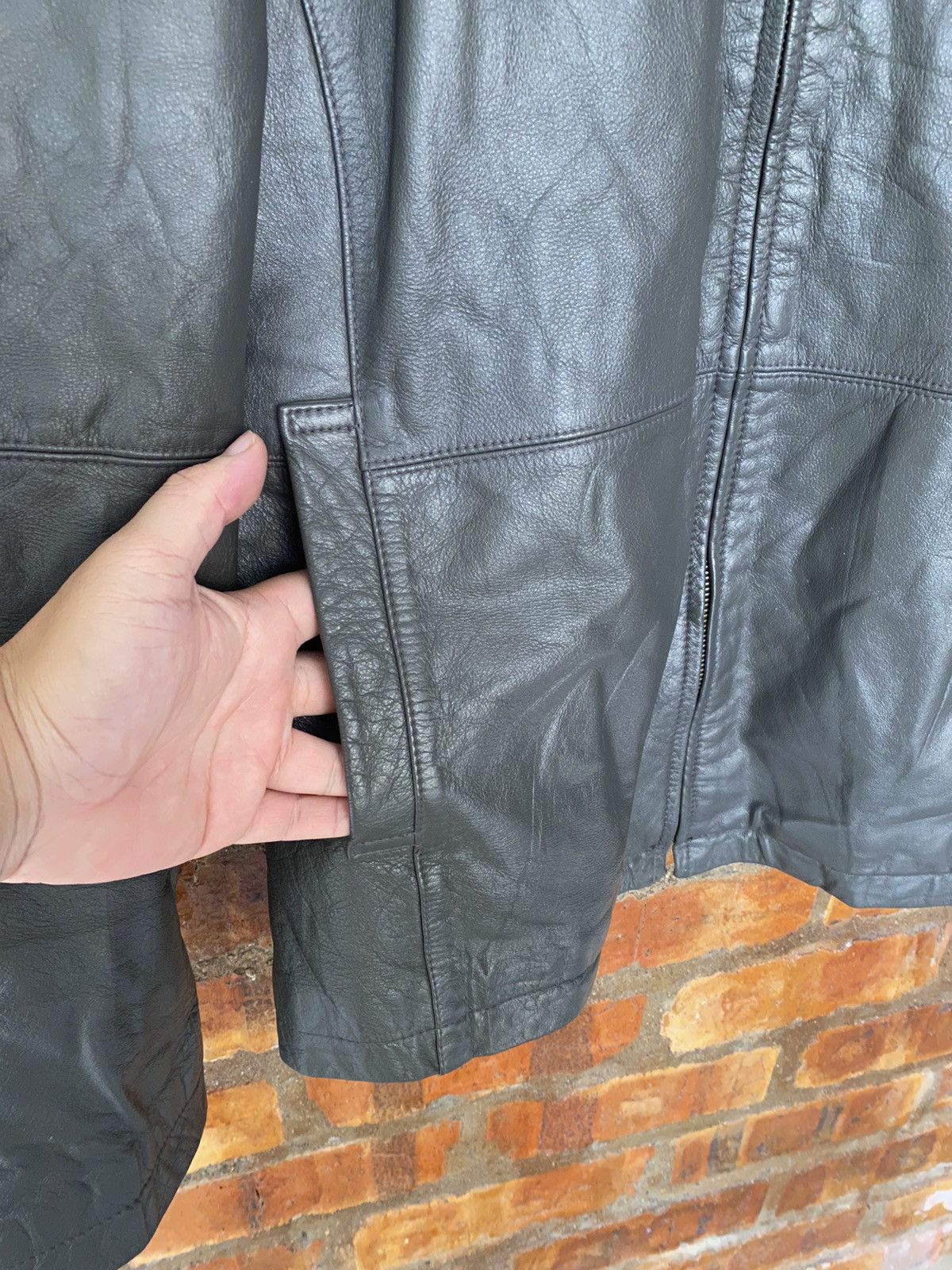 Tornado Mart MK Vertical pocket leather jacket Size US M / EU 48-50 / 2 - 7 Thumbnail