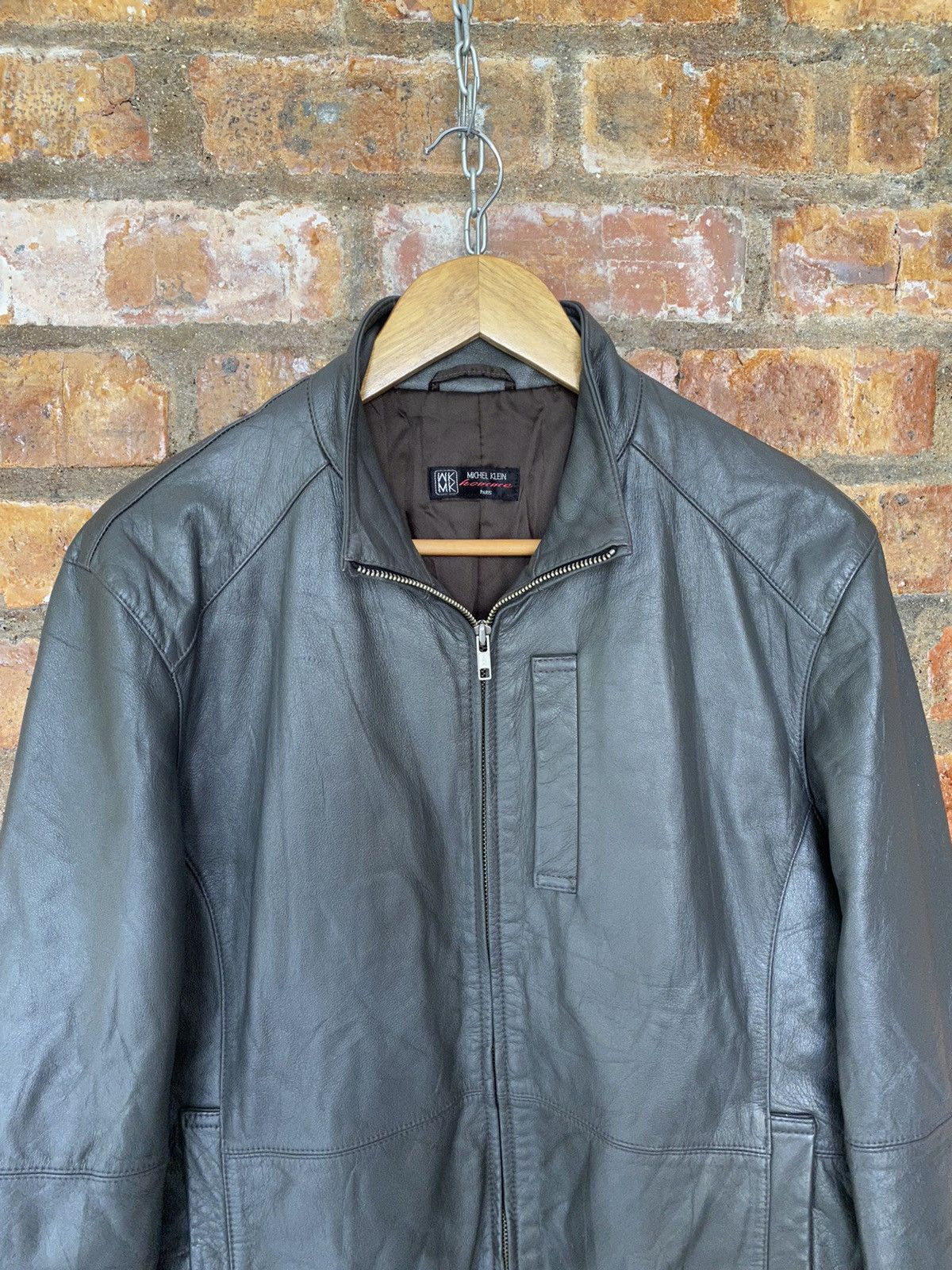 Tornado Mart MK Vertical pocket leather jacket Size US M / EU 48-50 / 2 - 4 Thumbnail