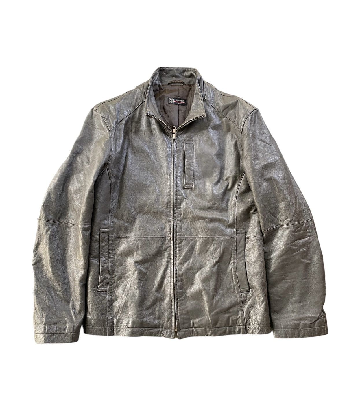 Tornado Mart MK Vertical pocket leather jacket Size US M / EU 48-50 / 2 - 1 Thumbnail