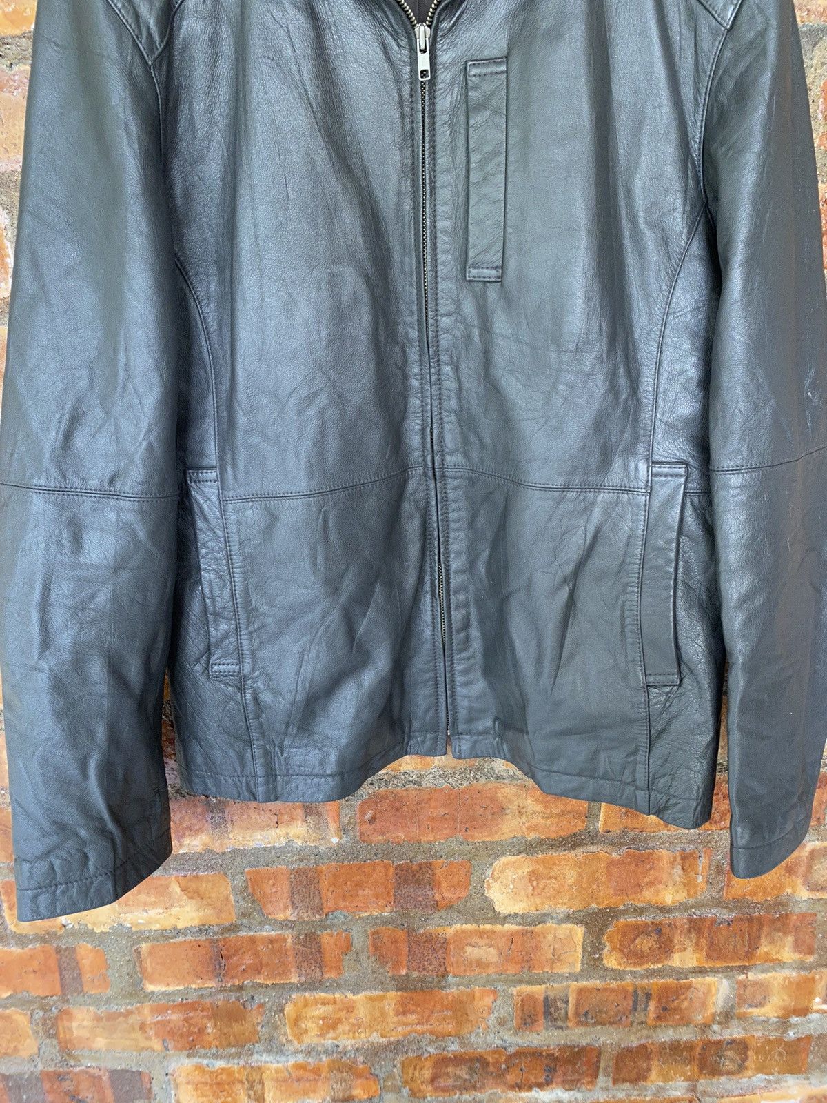 Tornado Mart MK Vertical pocket leather jacket Size US M / EU 48-50 / 2 - 5 Thumbnail