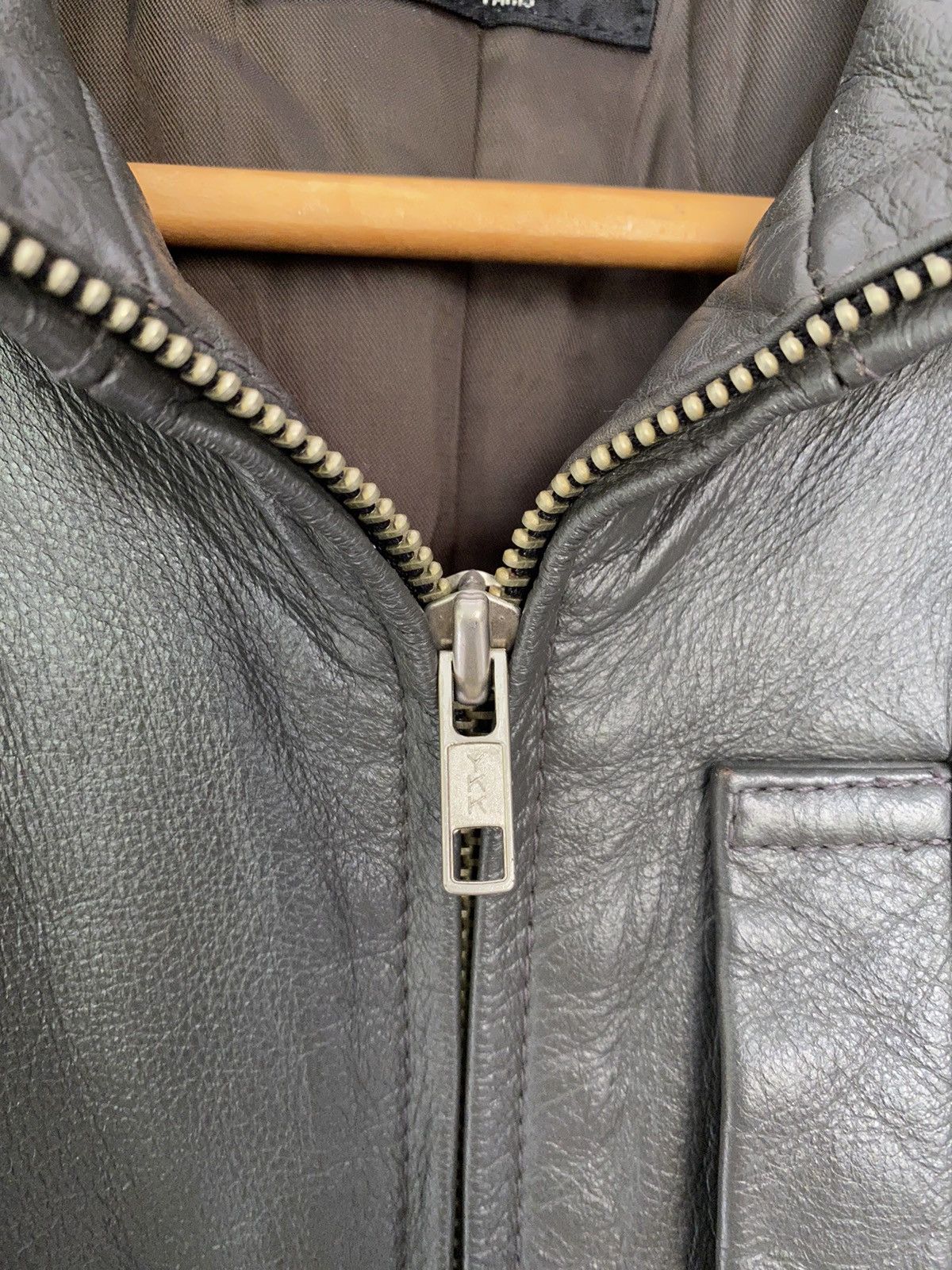 Tornado Mart MK Vertical pocket leather jacket Size US M / EU 48-50 / 2 - 8 Thumbnail