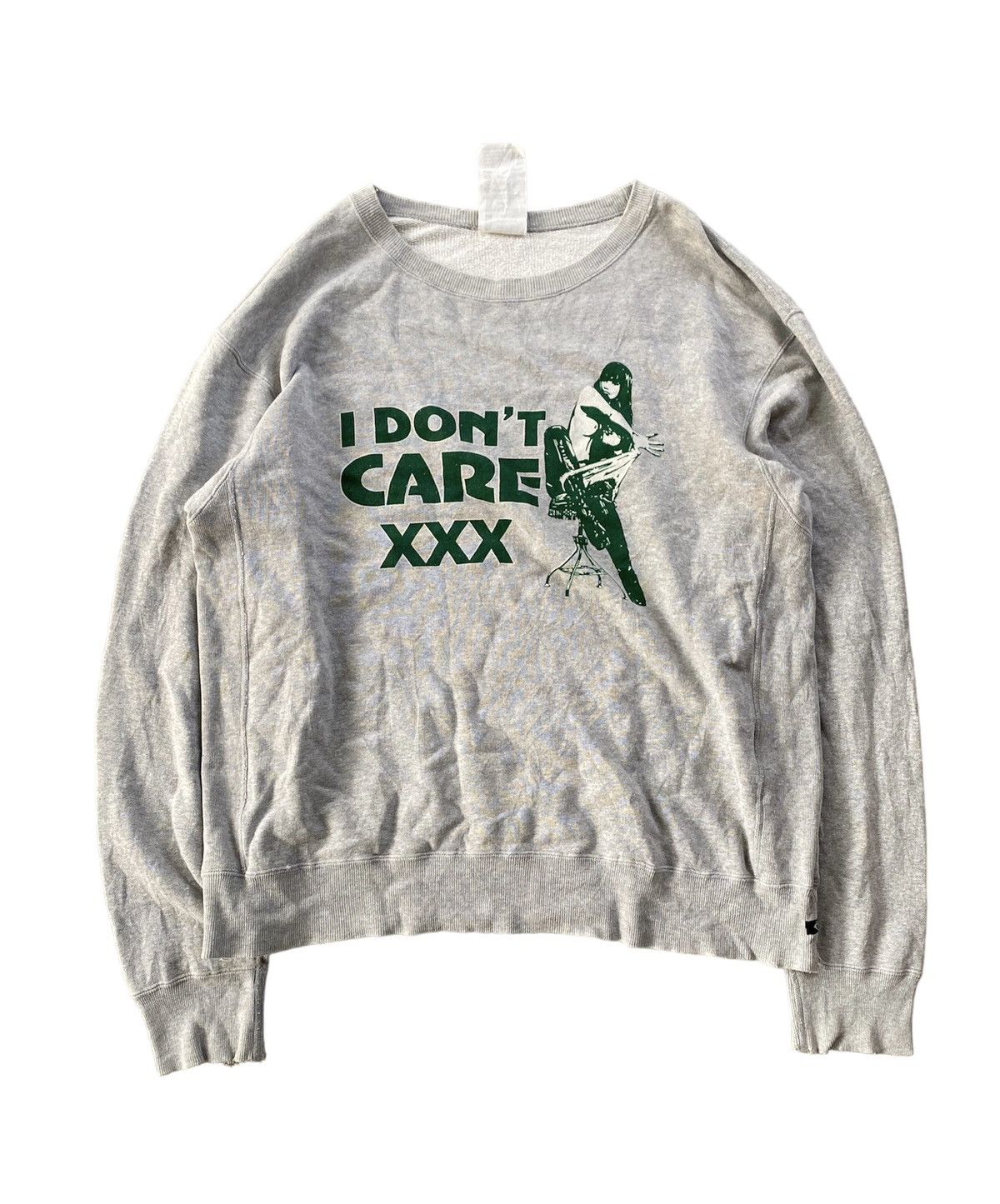 Hysteric Glamour 90s HG I don’t care sweatshirt Size US L / EU 52-54 / 3 - 1 Thumbnail
