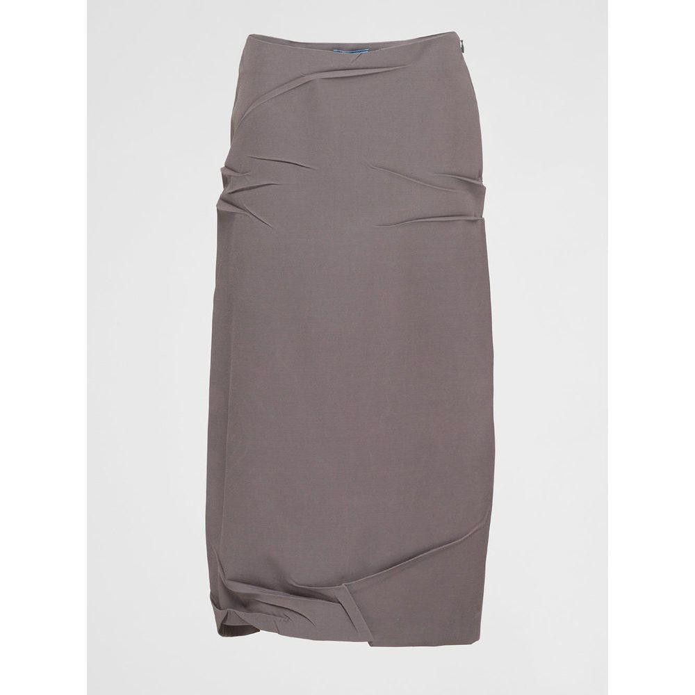 PRADA GRAY SKIRT SIZE 44