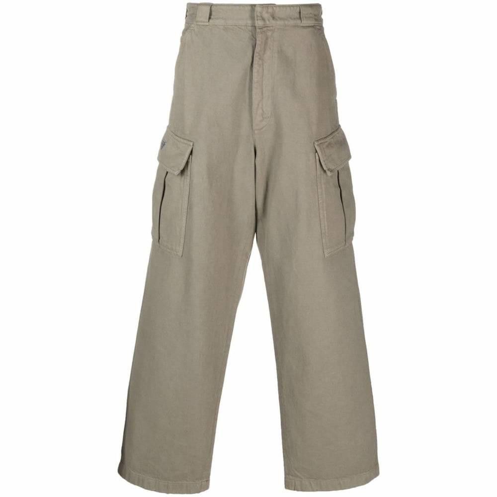 PRADA GRAY CARGO MEN PANTS SIZE 48