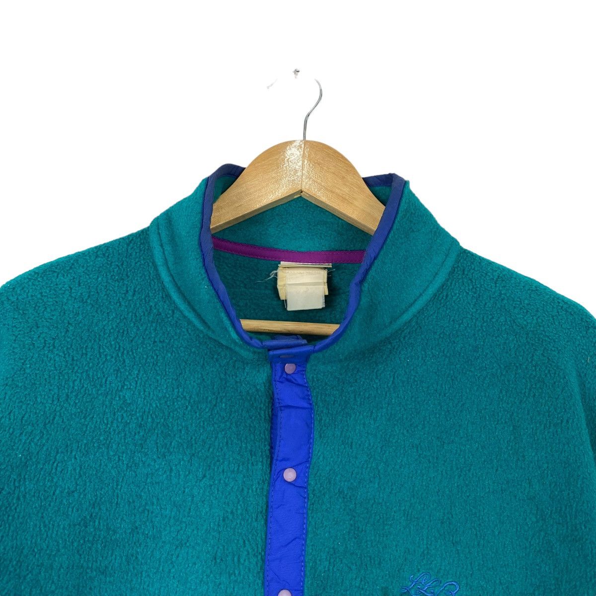 L.L. Bean 🔥 RIOT 🔥 Vintage 90s LL Bean Half Button Fleece Size US M / EU 48-50 / 2 - 4 Thumbnail