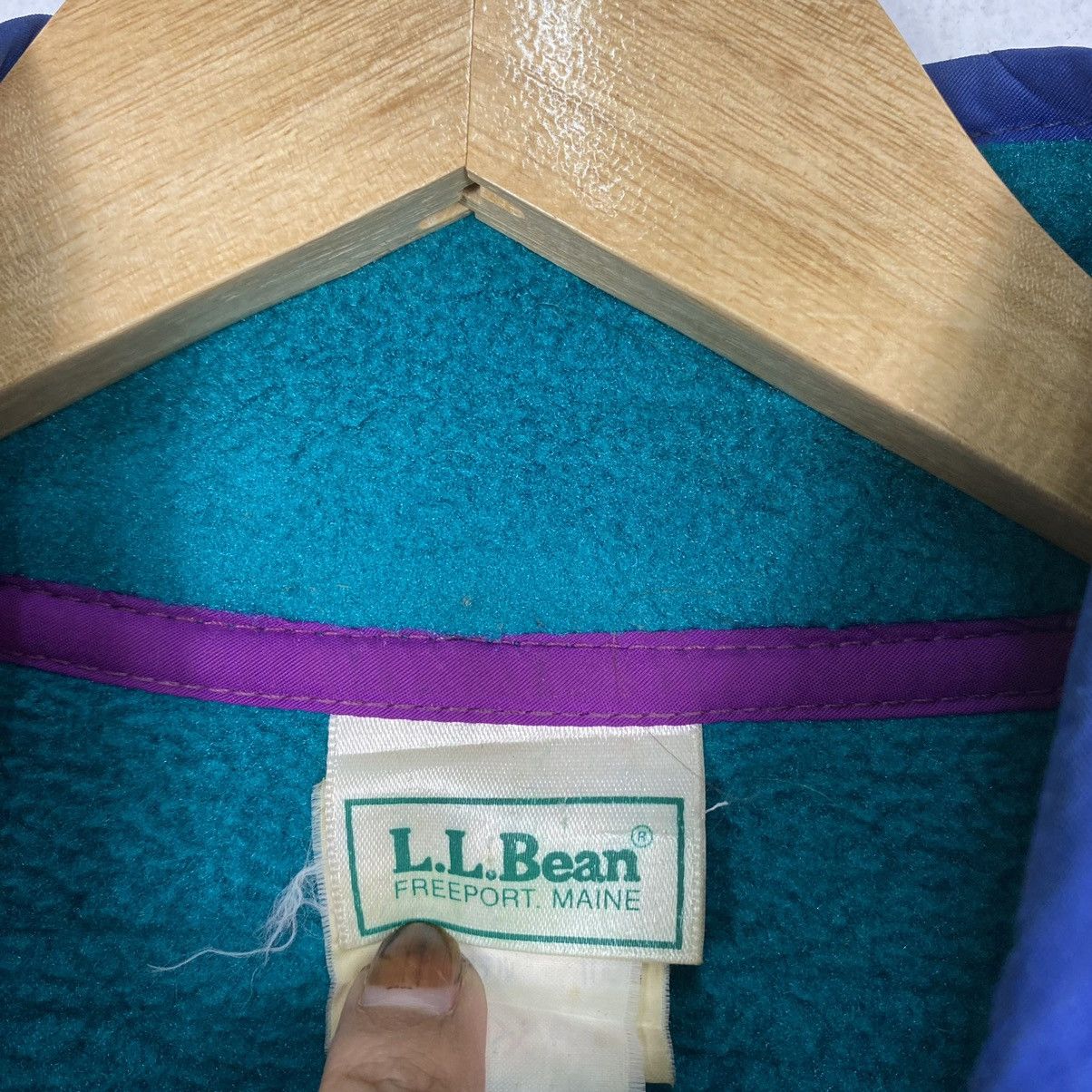 L.L. Bean 🔥 RIOT 🔥 Vintage 90s LL Bean Half Button Fleece Size US M / EU 48-50 / 2 - 8 Thumbnail