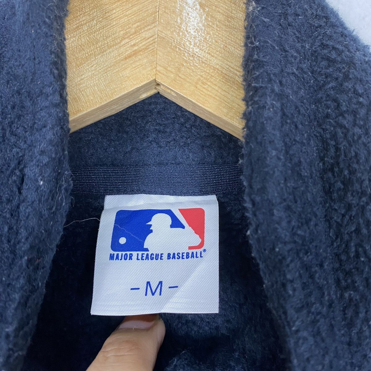 MLB × New York Yankees 🔥 RIOT 🔥 New York Yankees Big Logo Halfzip Fleece Size US S / EU 44-46 / 1 - 9 Thumbnail