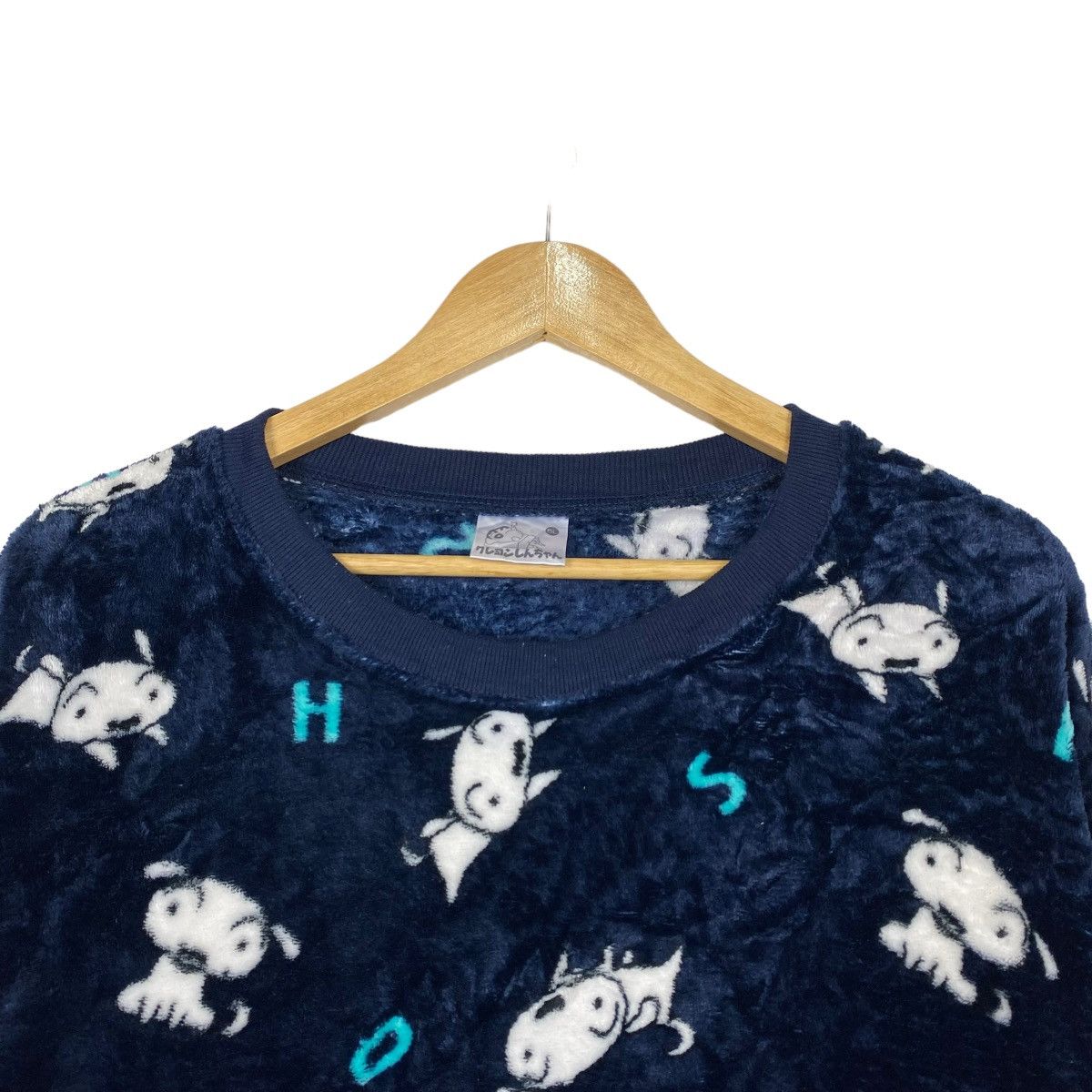 Anime 🔥 RIOT 🔥 Shin Chan Allover Big Logo Crewneck Fleece Size US L / EU 52-54 / 3 - 4 Thumbnail