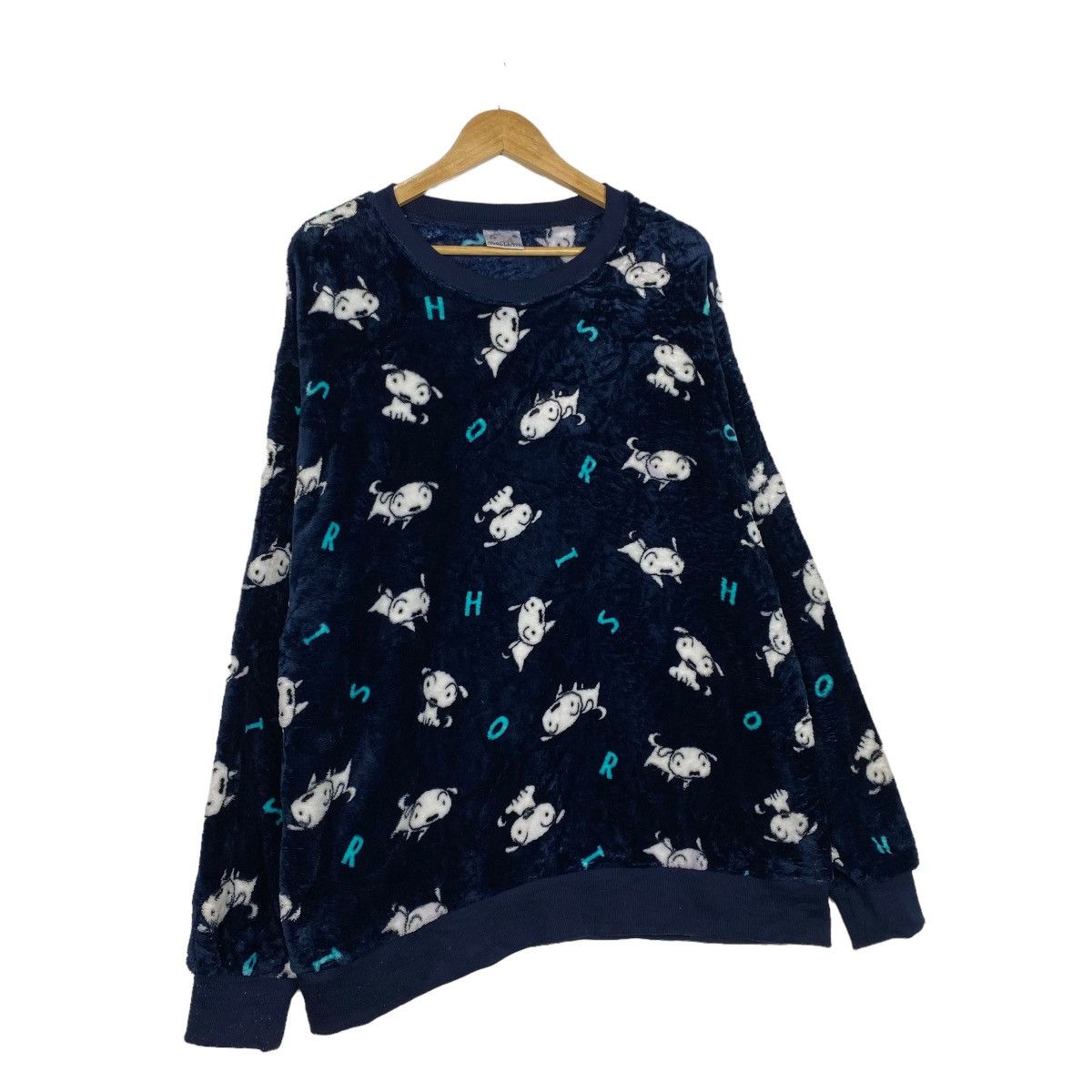 Anime 🔥 RIOT 🔥 Shin Chan Allover Big Logo Crewneck Fleece Size US L / EU 52-54 / 3 - 3 Thumbnail