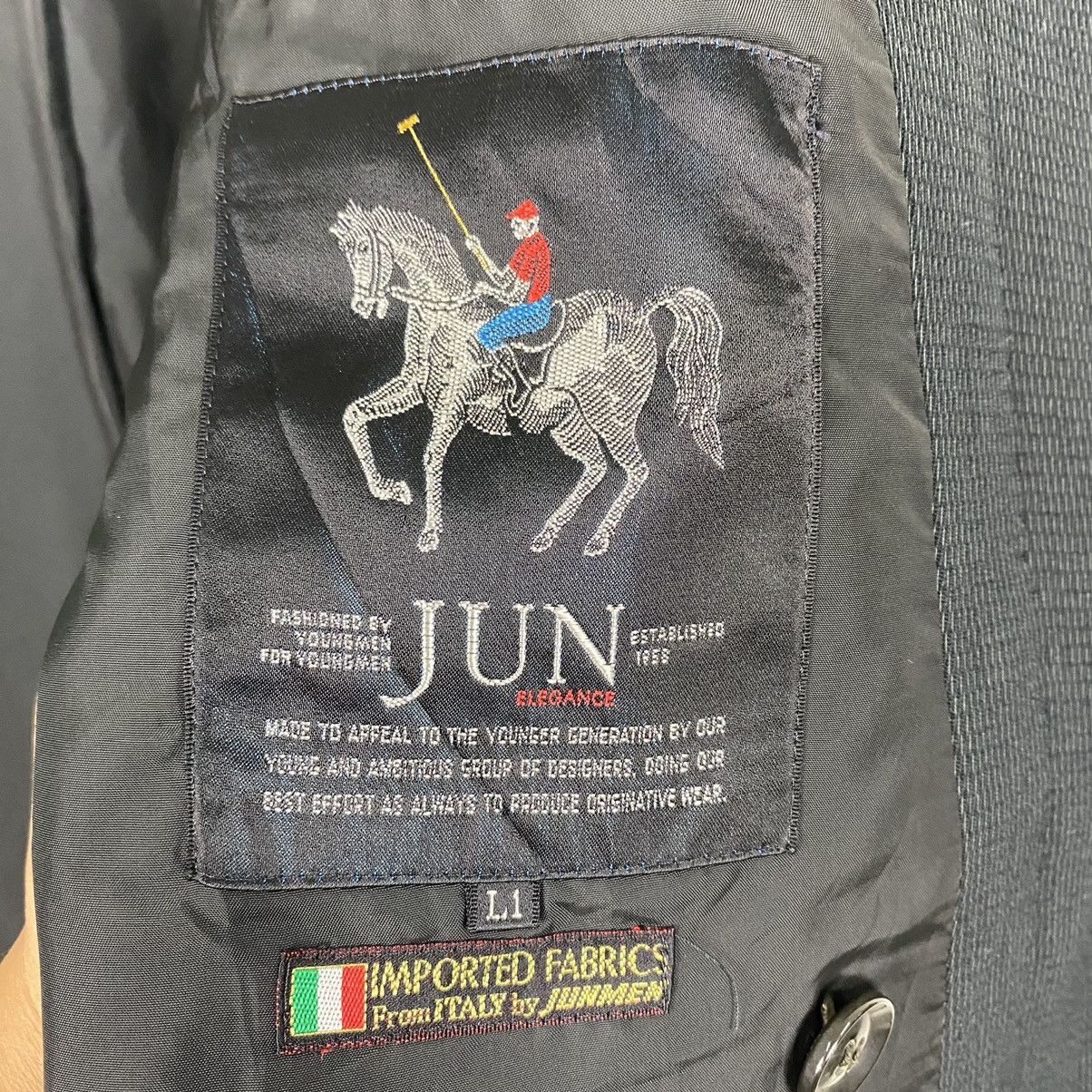 Japanese Brand 🔥ICONIC! VINTAGE JUN MEN BLAZER Size US M / EU 48-50 / 2 - 11 Thumbnail