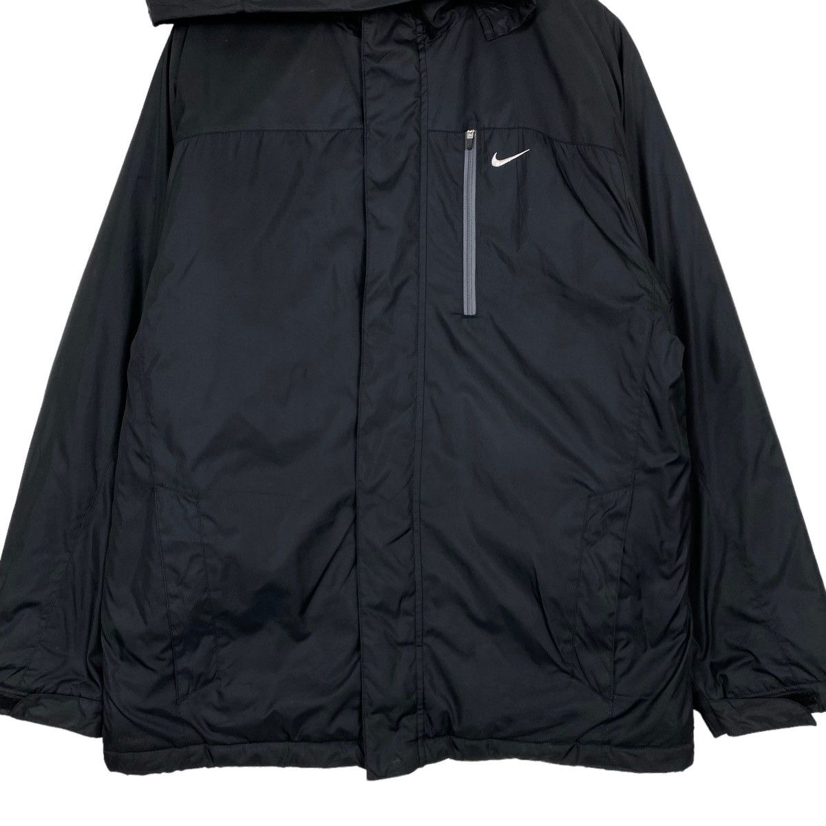 Nike Nike Small Logo Windbreaker Zipper Hoodies Jacket Size L Size US L / EU 52-54 / 3 - 4 Thumbnail