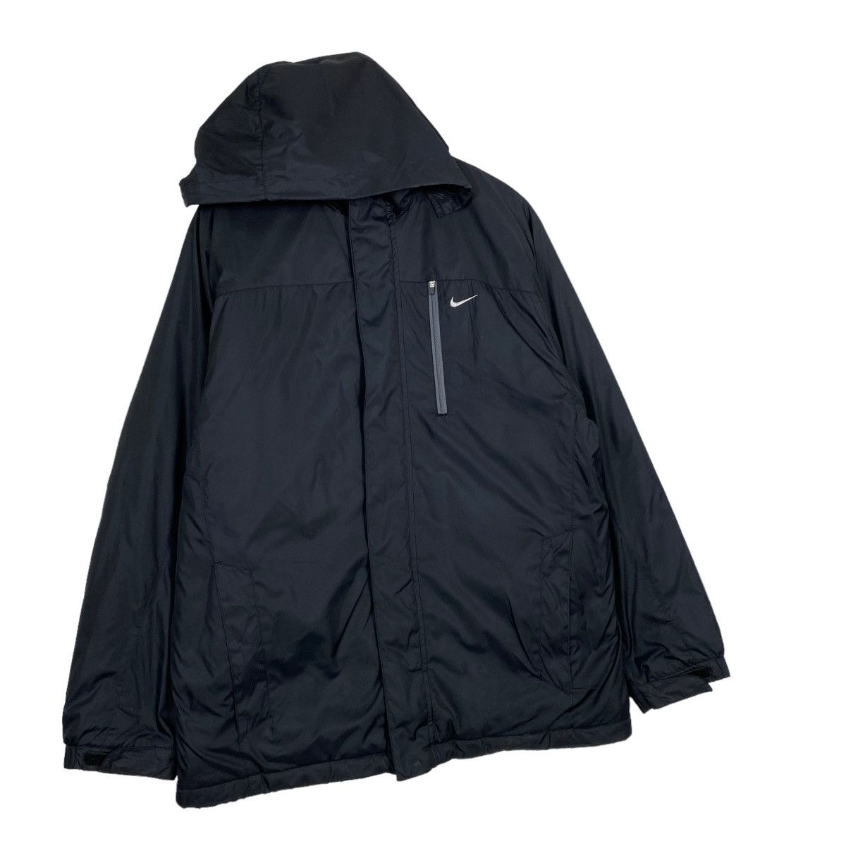 Nike Nike Small Logo Windbreaker Zipper Hoodies Jacket Size L Size US L / EU 52-54 / 3 - 3 Thumbnail