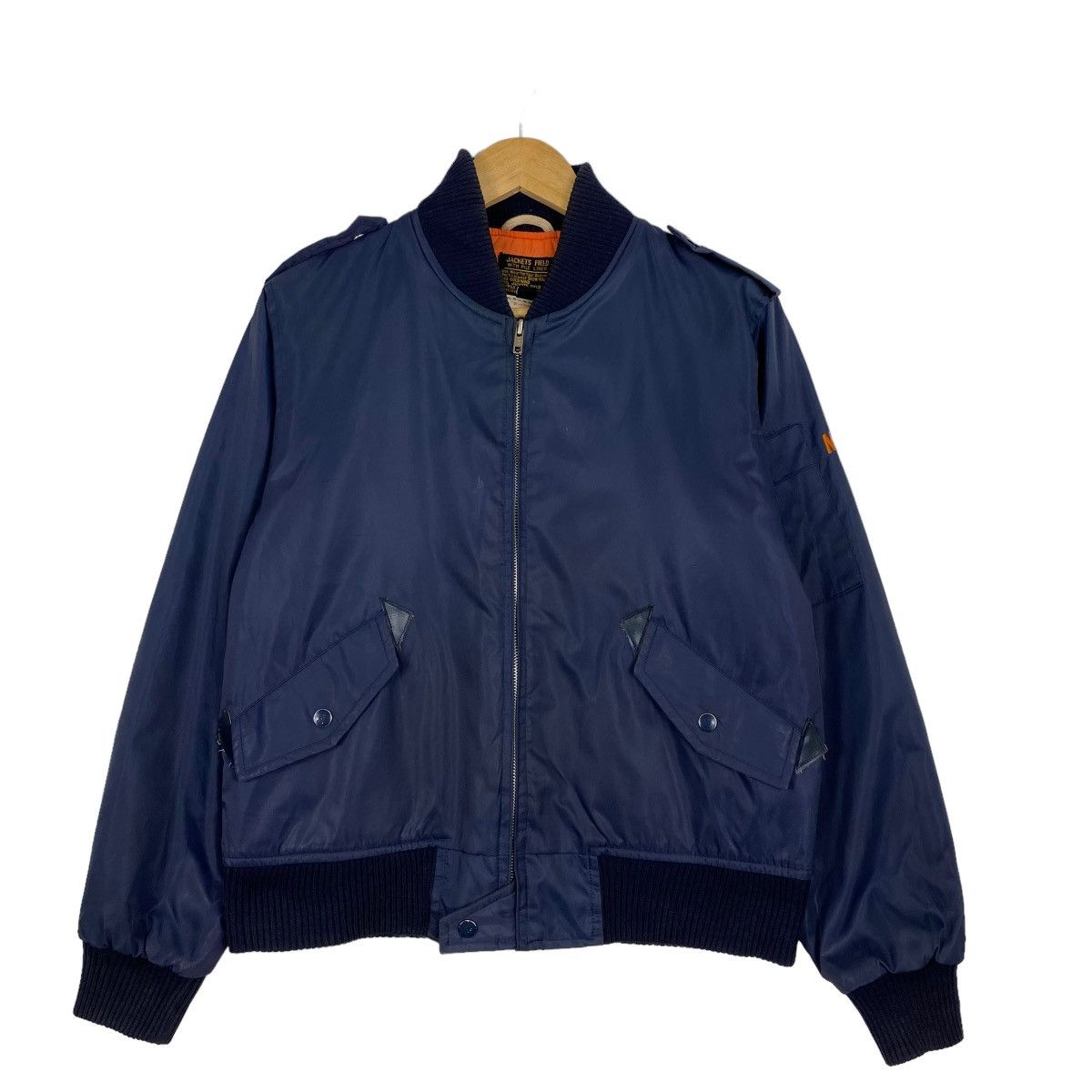 Alpha Industries 🔥Vintage 90s Field With Pile Liner Bomber Jacket Size M Size US M / EU 48-50 / 2 - 2 Thumbnail