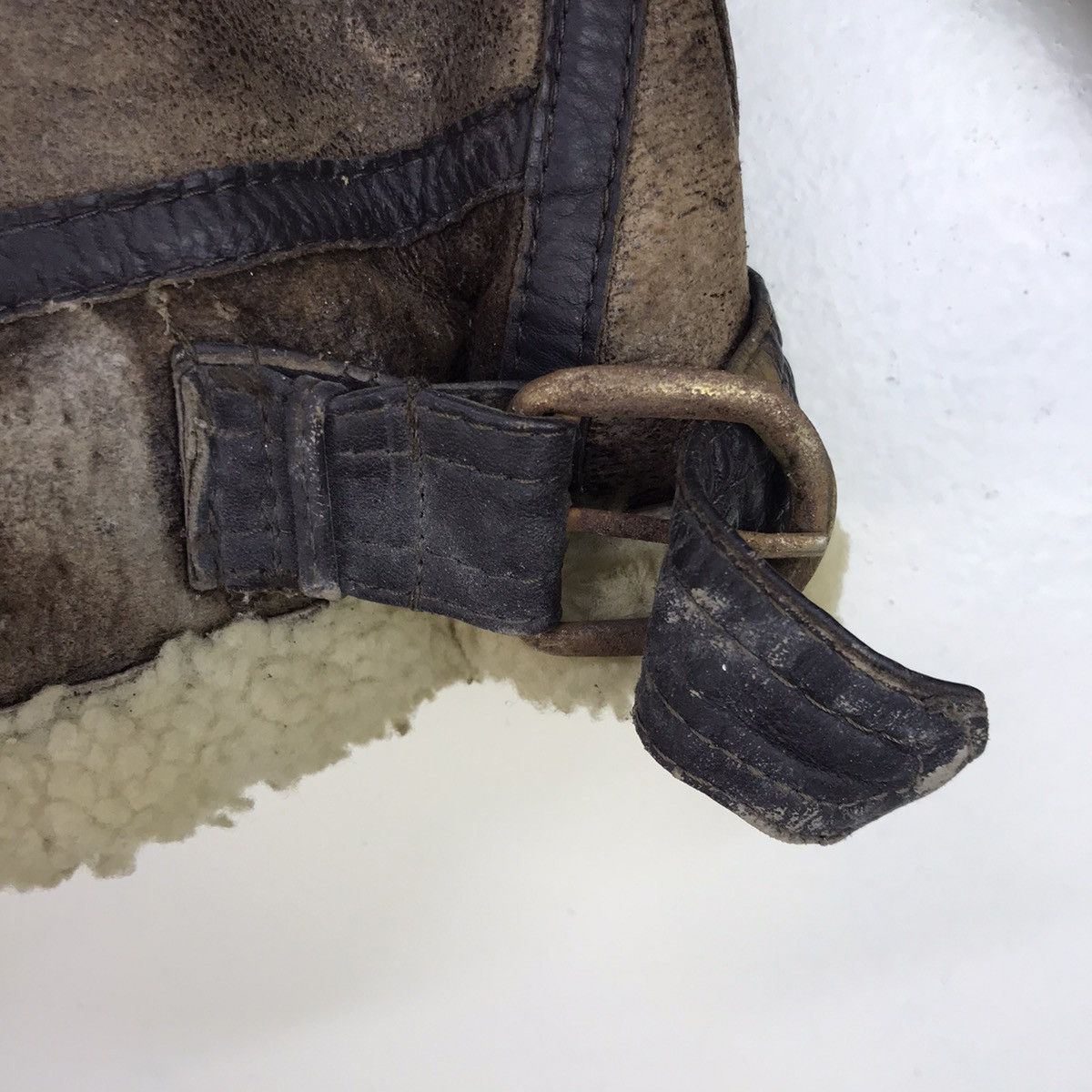 Other Vintage B 3 Sherling Ride On Military Sheepskin Coat Size US S / EU 44-46 / 1 - 18 Thumbnail