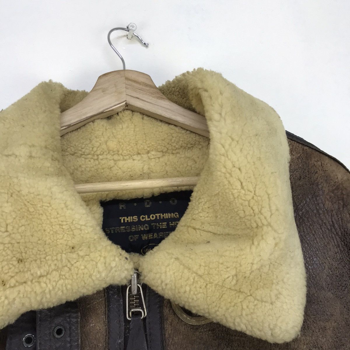 Other Vintage B 3 Sherling Ride On Military Sheepskin Coat Size US S / EU 44-46 / 1 - 8 Thumbnail