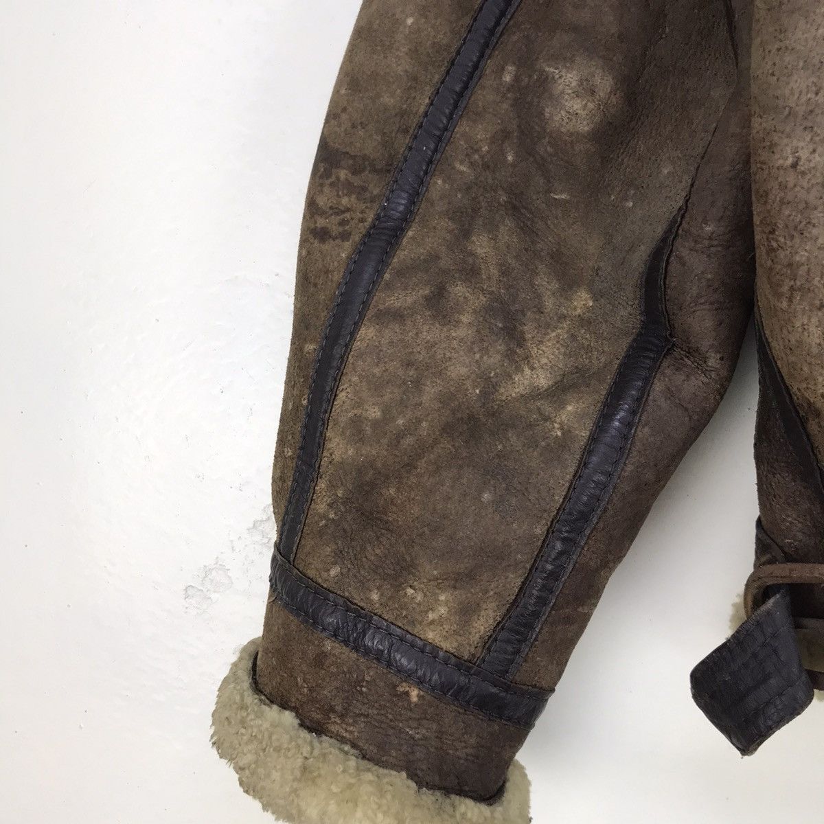 Other Vintage B 3 Sherling Ride On Military Sheepskin Coat Size US S / EU 44-46 / 1 - 13 Thumbnail