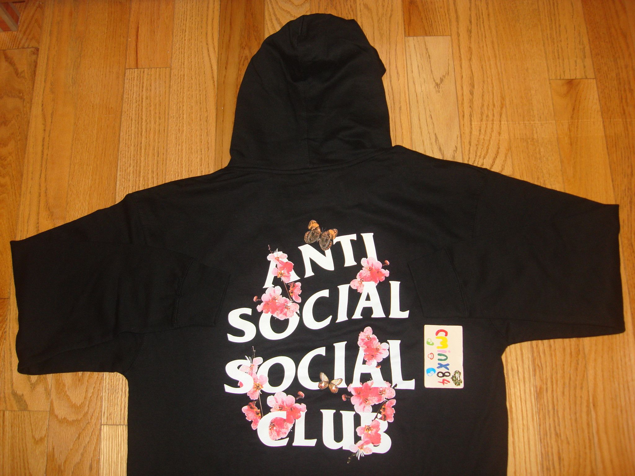 Antisocial Social Club ASSC Asia Exclusive Hoody Black Hoody Sz Large