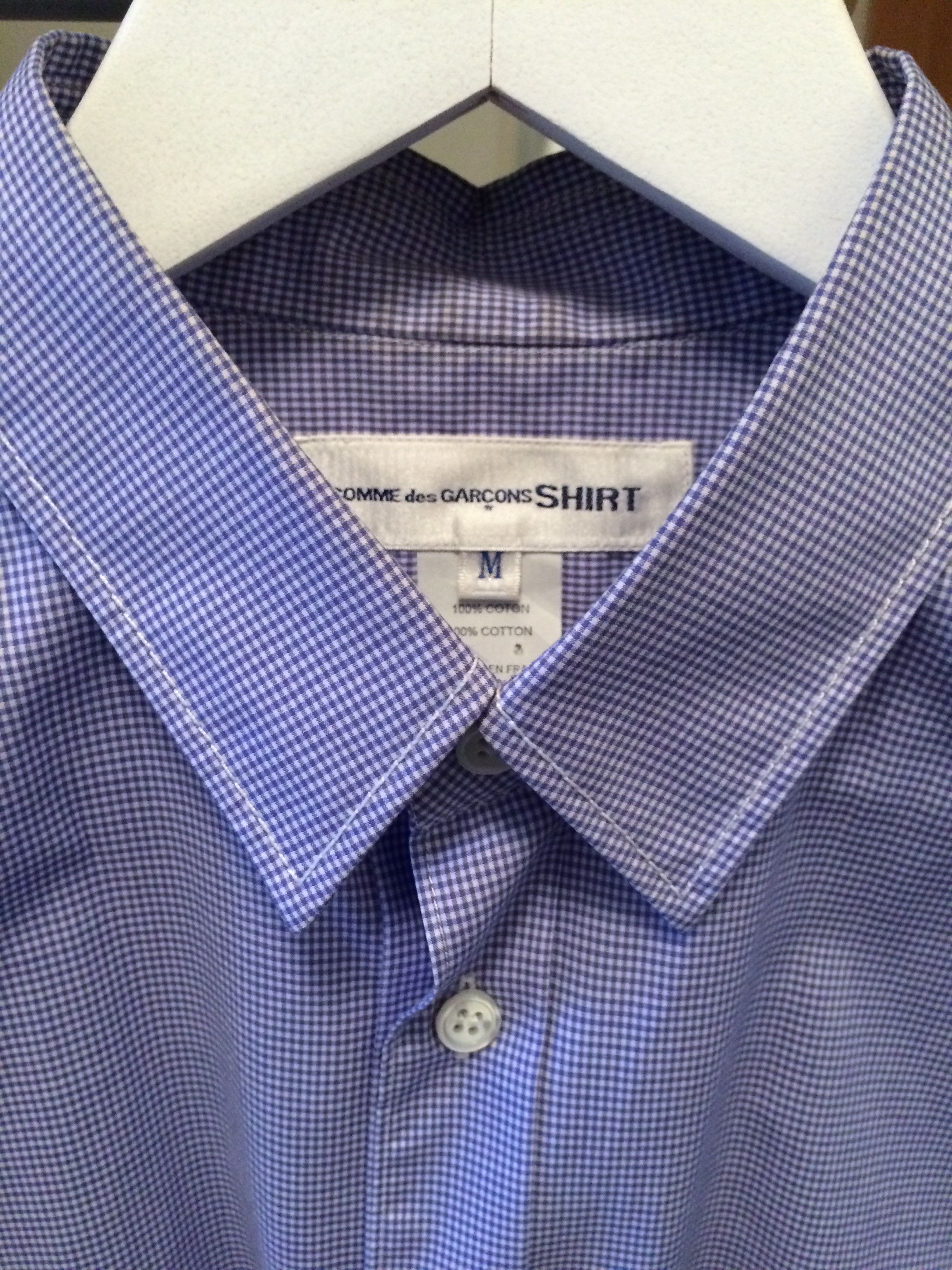 CdG Gingham shirt