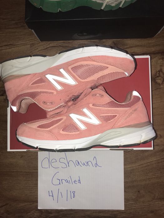 Peach 990 new balance hotsell