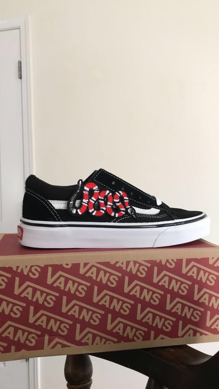 Vans 2024 gucci snake