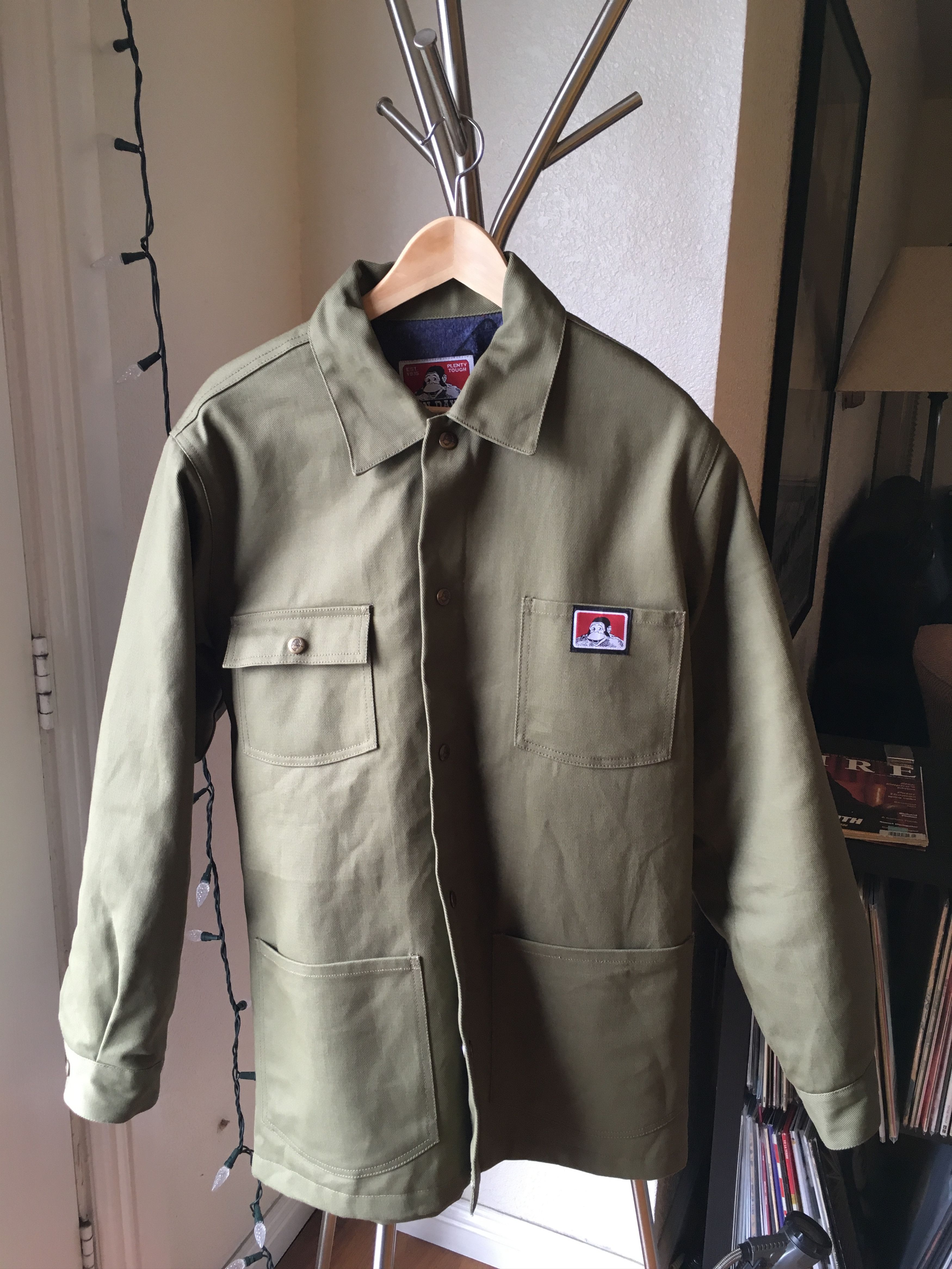 Ben Davis Front Snap Original Jacket (Army Green) | Grailed