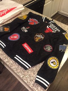 Supreme hot sale nba jacket