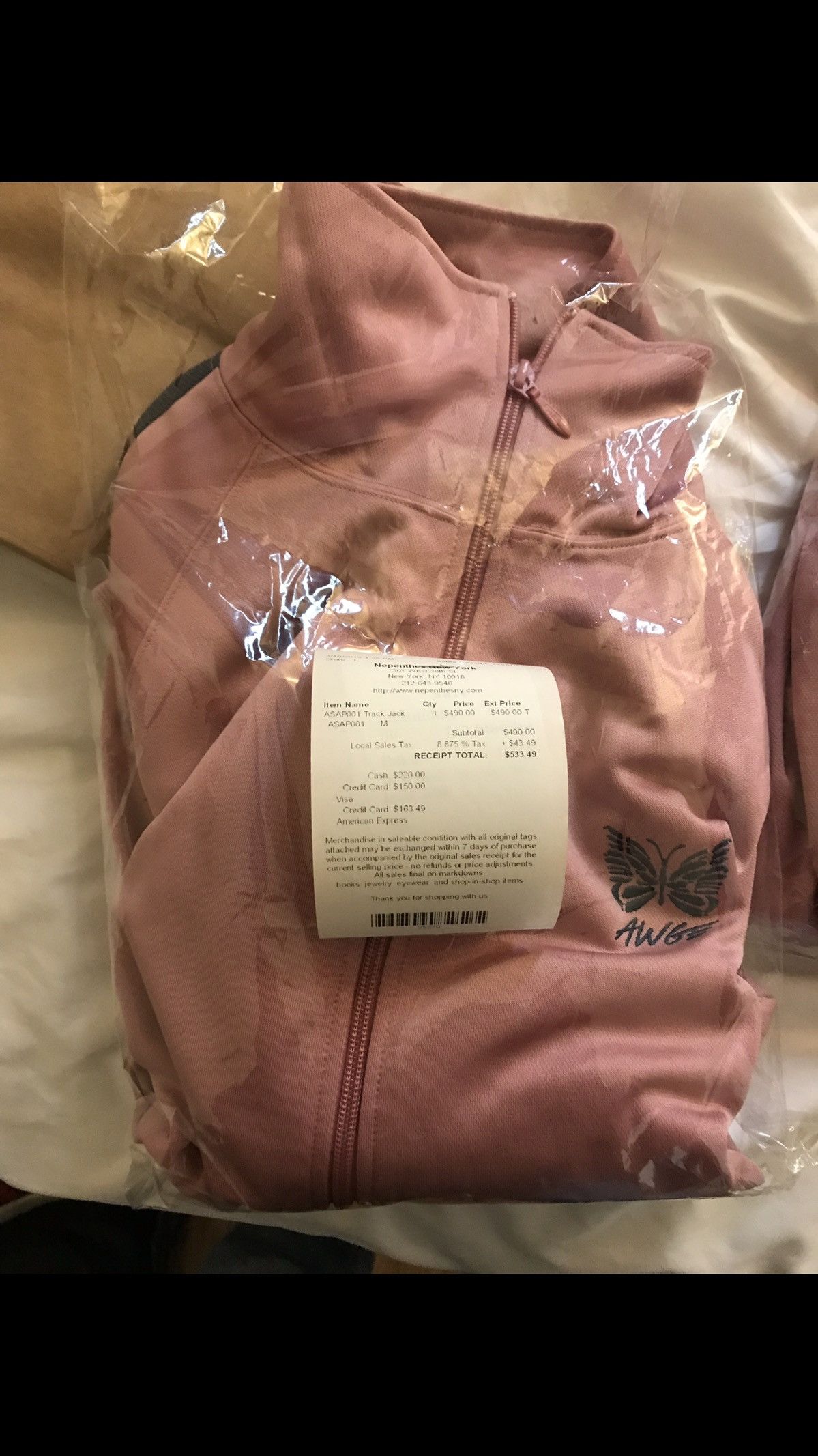 Needles PINK Needles X AWGE ss18 Tracksuit (Asap Rocky Collaboration ...