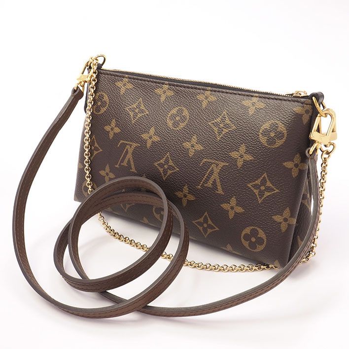 Louis Vuitton Pallas Clutch Monogram Shoulder Bag