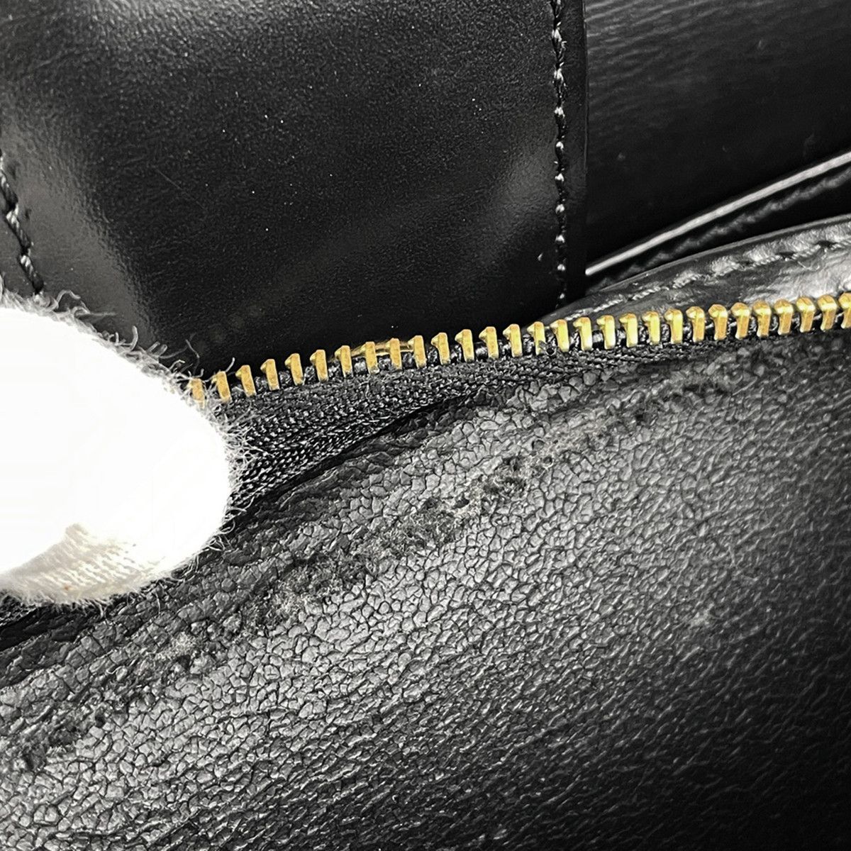 Louis Vuitton Capucines Shoulder Bag Epi Noir Black
