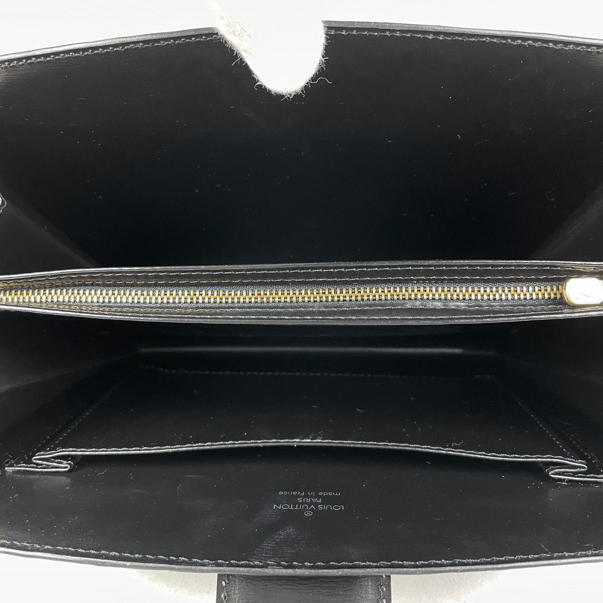 Louis Vuitton Capucines Shoulder Bag Epi Noir Black