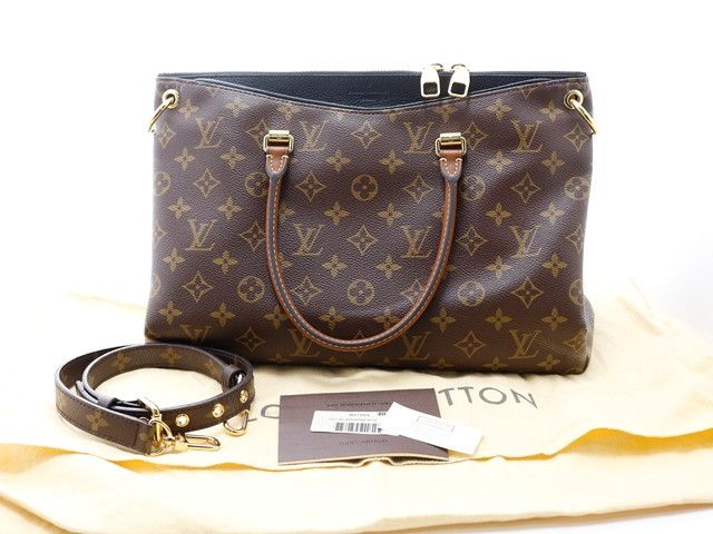 Louis Vuitton Pallas Monogram Noir Shoulder Bag