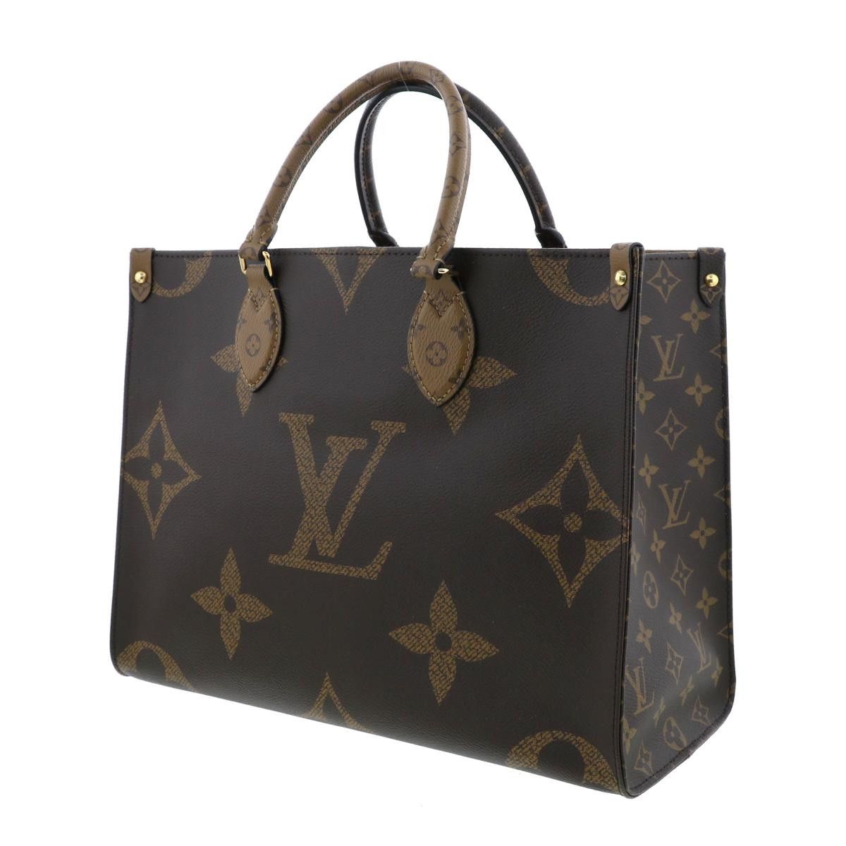 Louis Vuitton OntheGo MM Monogram Tote Bag Empreinte Black