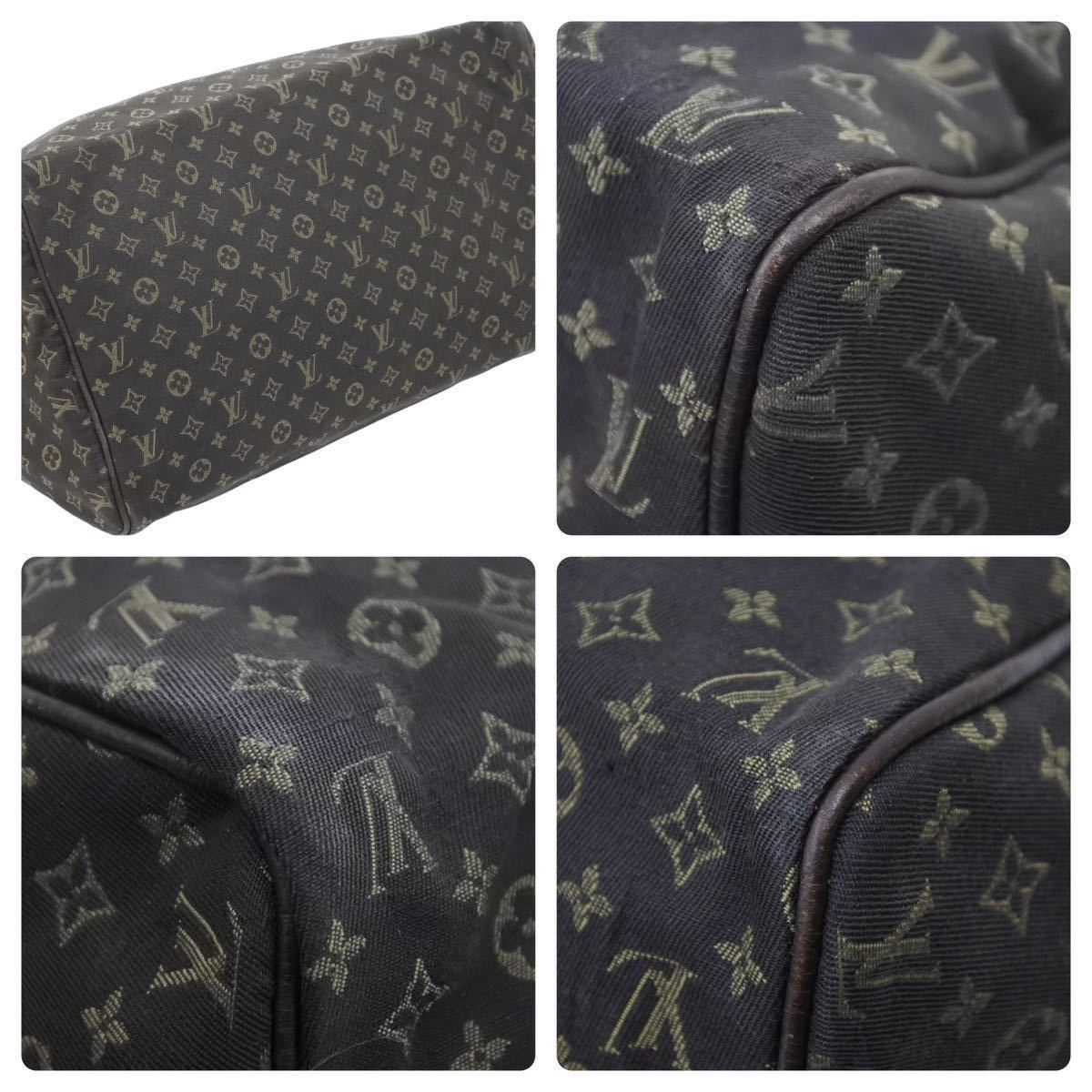 Louis Vuitton Monogram Minilan Speedy 30 Canvas Ebene Brown