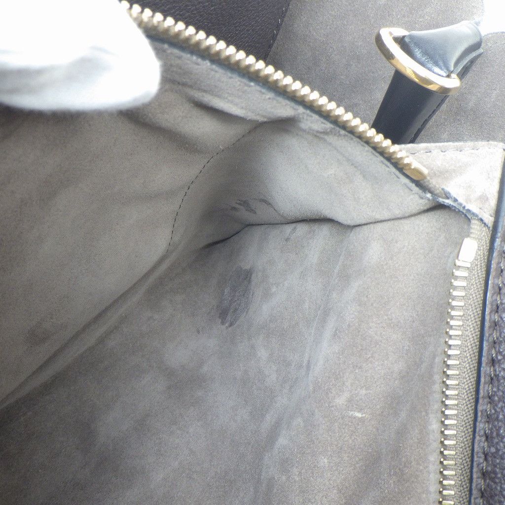 Louis Vuitton Tote W PM Handbag Cuir Orfevre Leather Brown